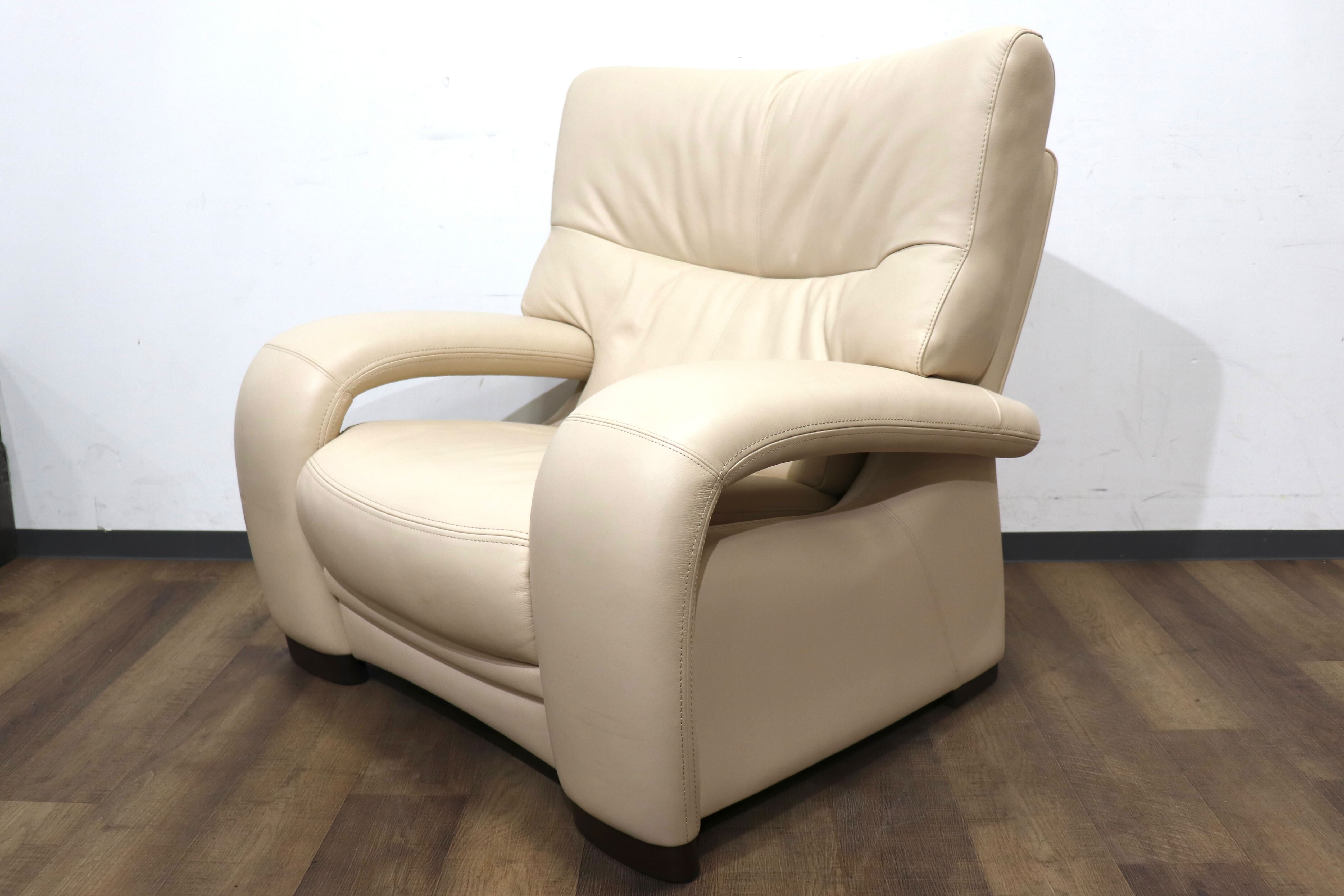 GMHN254C○karimoku / カリモク 1人掛けソファ シングルソファ ラウンジソファ アームチェア 応接 ハイバック 本革 モダン 国産家具