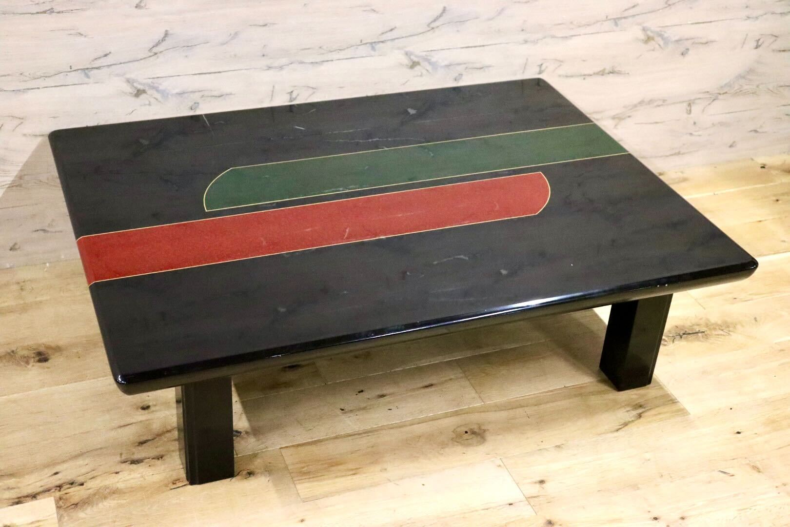 GMHN112○モリシゲ / MORISHIGE 座卓 ローテーブル 座敷机 ちゃぶ台 漆塗り 和モダン 和室 座敷 古民家 昭和レトロ アンティーク