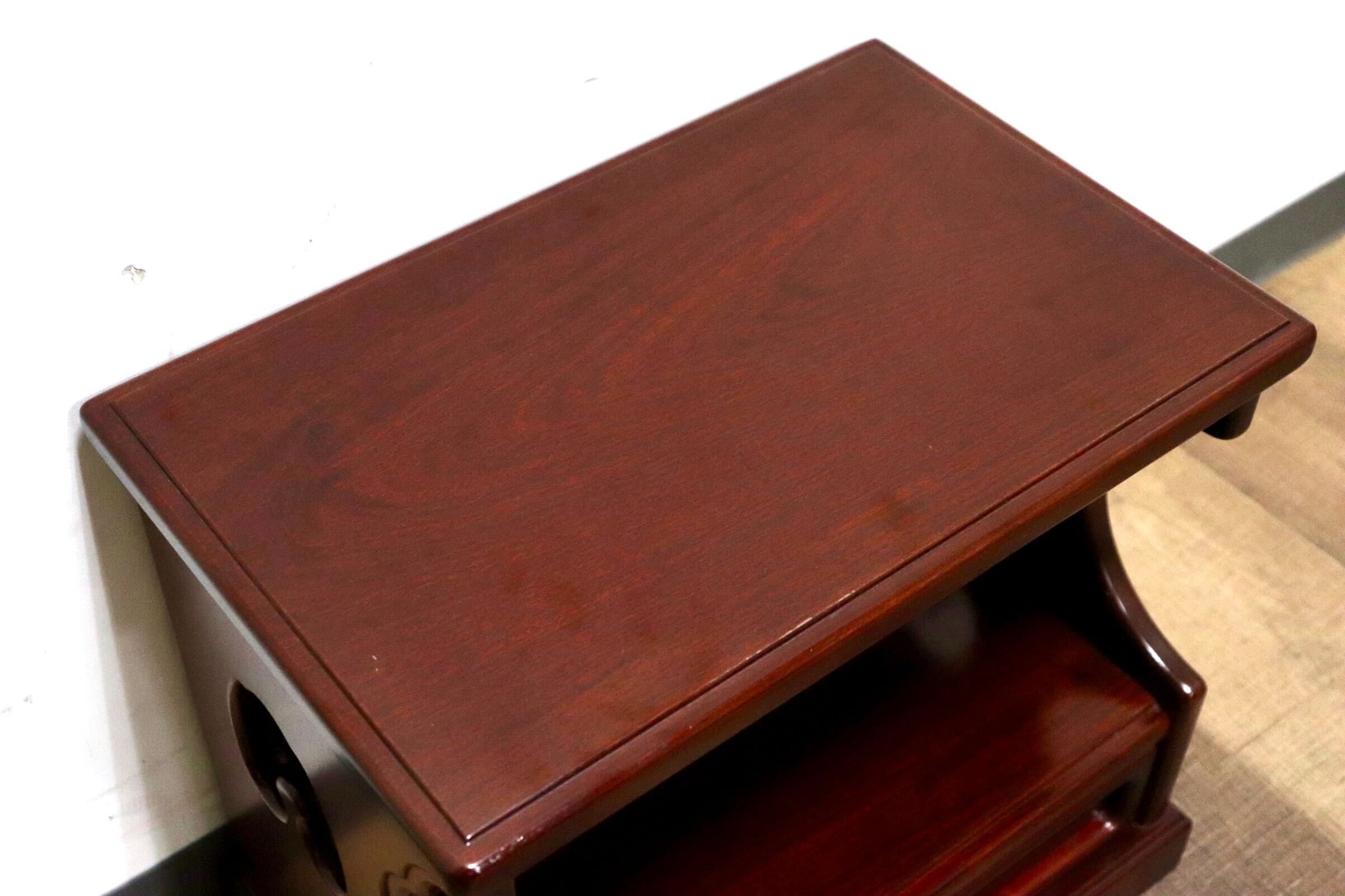 GMHN123F○karimoku / カリモク 置床 ナイトテーブル 飾り棚 花台 電話台 収納家具 和家具 和モダン 和室 座敷 レトロ オールドカリモク