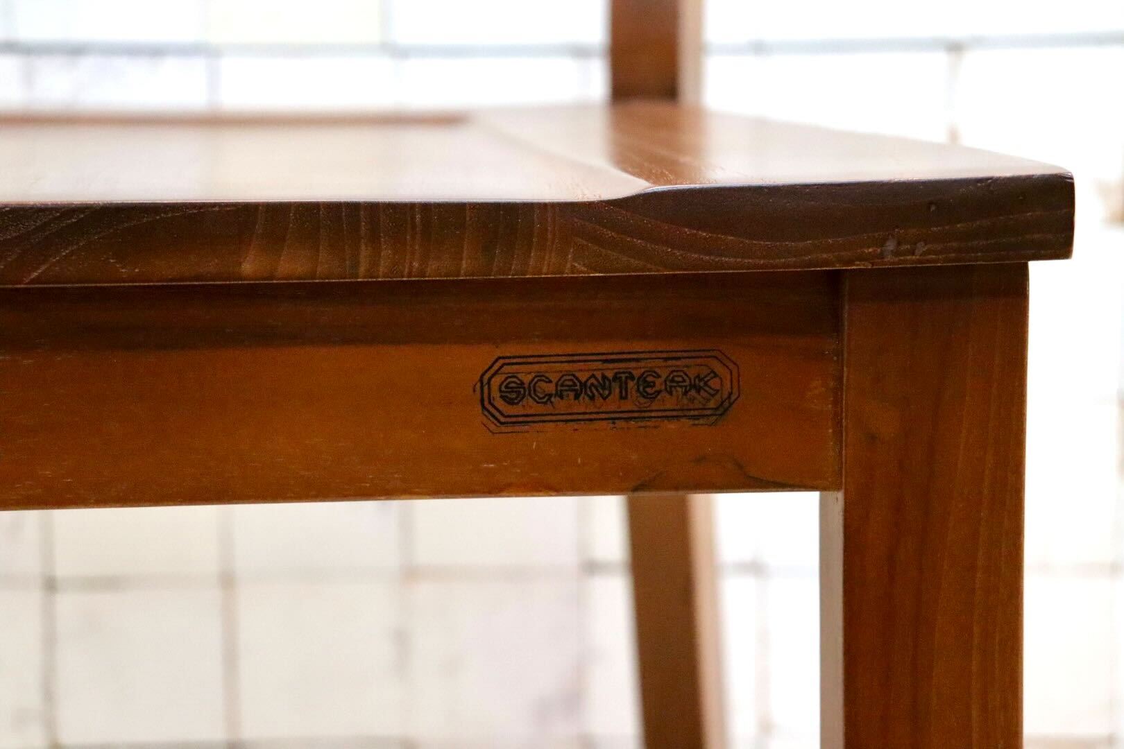 GMGK481○SCANTEAK / スキャンティーク ALLEチェア ダイニングチェア 食卓椅子 チーク無垢材 北欧スタイル