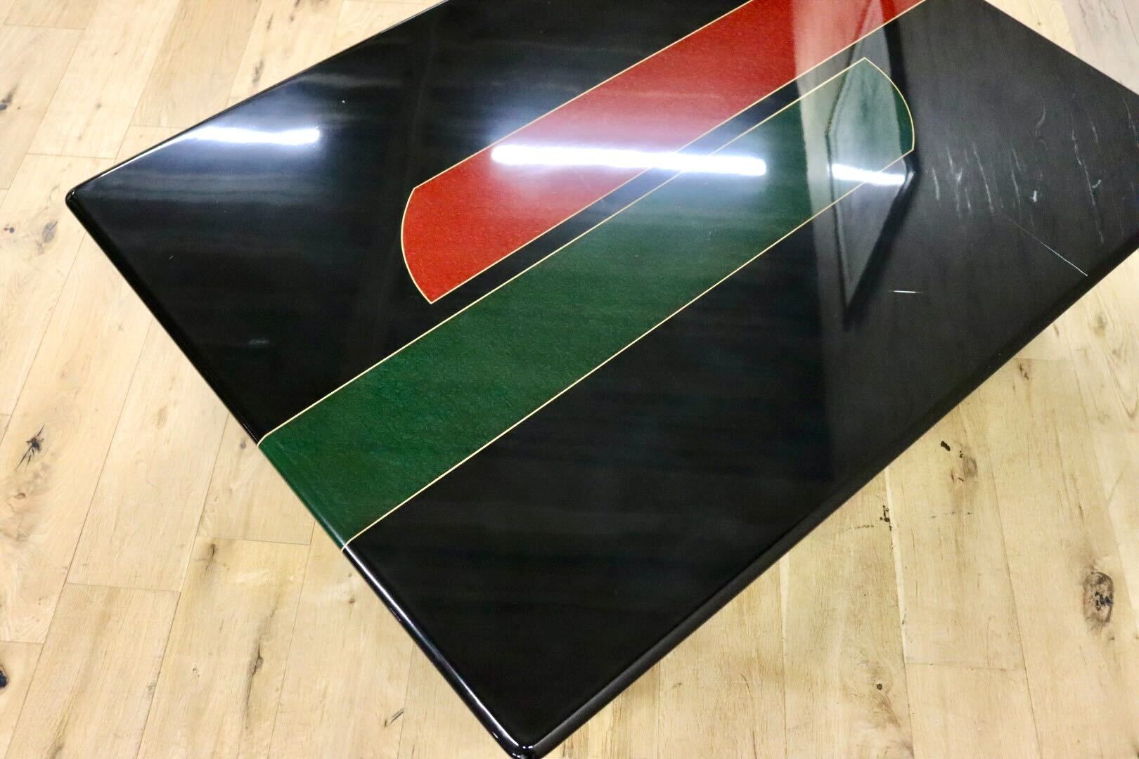 GMHN112○モリシゲ / MORISHIGE 座卓 ローテーブル 座敷机 ちゃぶ台 漆塗り 和モダン 和室 座敷 古民家 昭和レトロ アンティーク