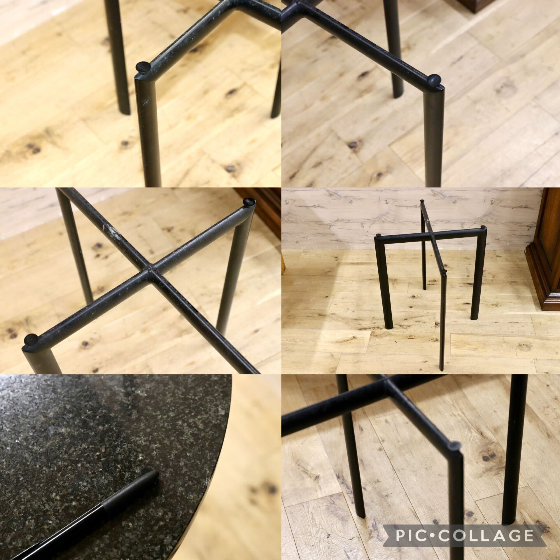 GMIK321○御影石 ストーンテーブル サイドテーブル コーヒーテーブル 花台 飾り台 クラシック 和モダン ※引取り推奨