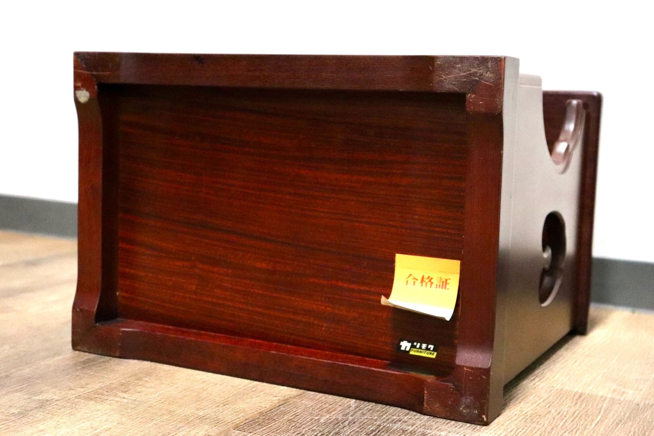 GMHN123F○karimoku / カリモク 置床 ナイトテーブル 飾り棚 花台 電話台 収納家具 和家具 和モダン 和室 座敷 レトロ オールドカリモク