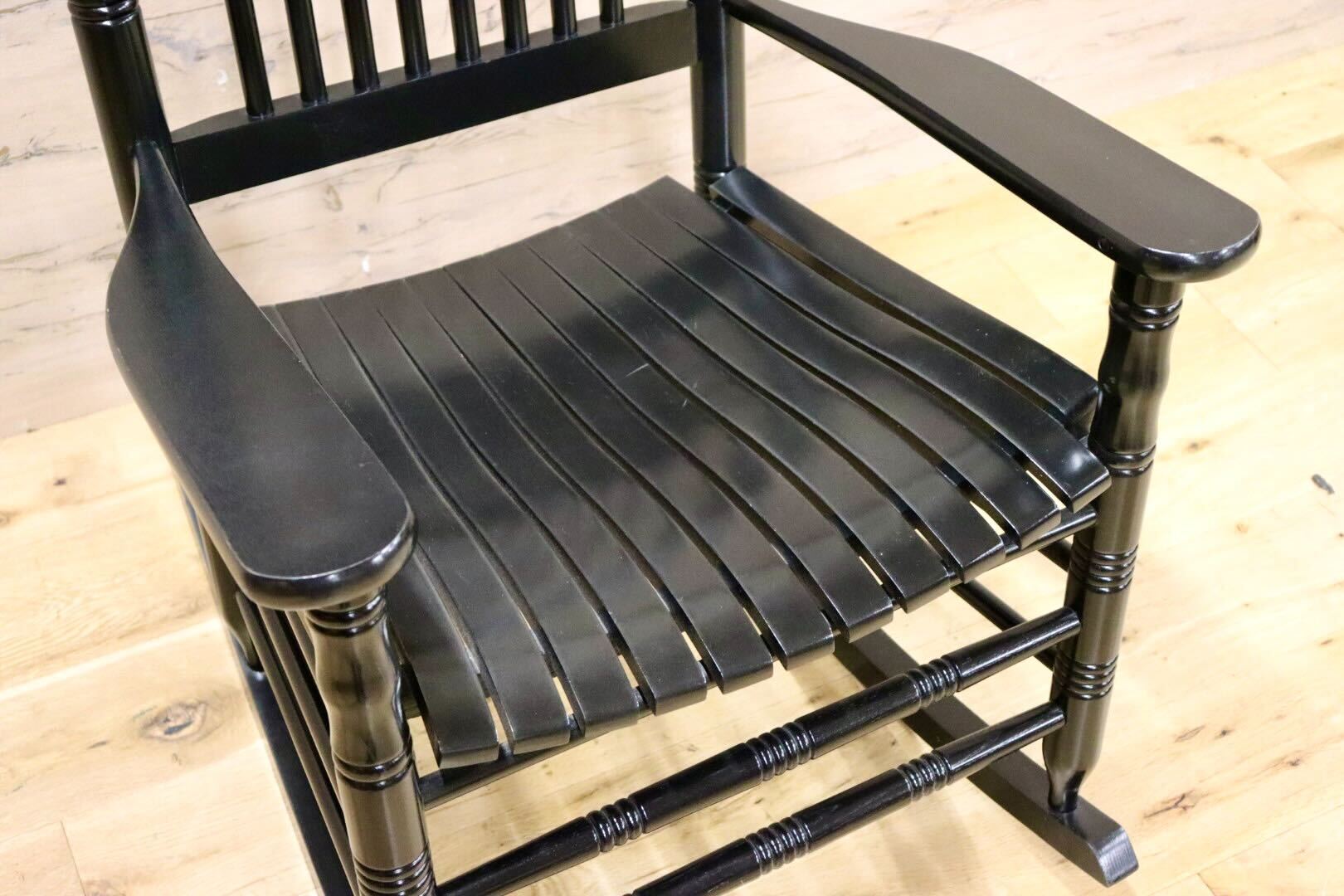 GMHS243○Cracker Barrel / クラッカーバレル ロッキングチェア 揺り椅子 オールドカントリー ポーチ ガーデン 輸入家具 アメリカ 希少