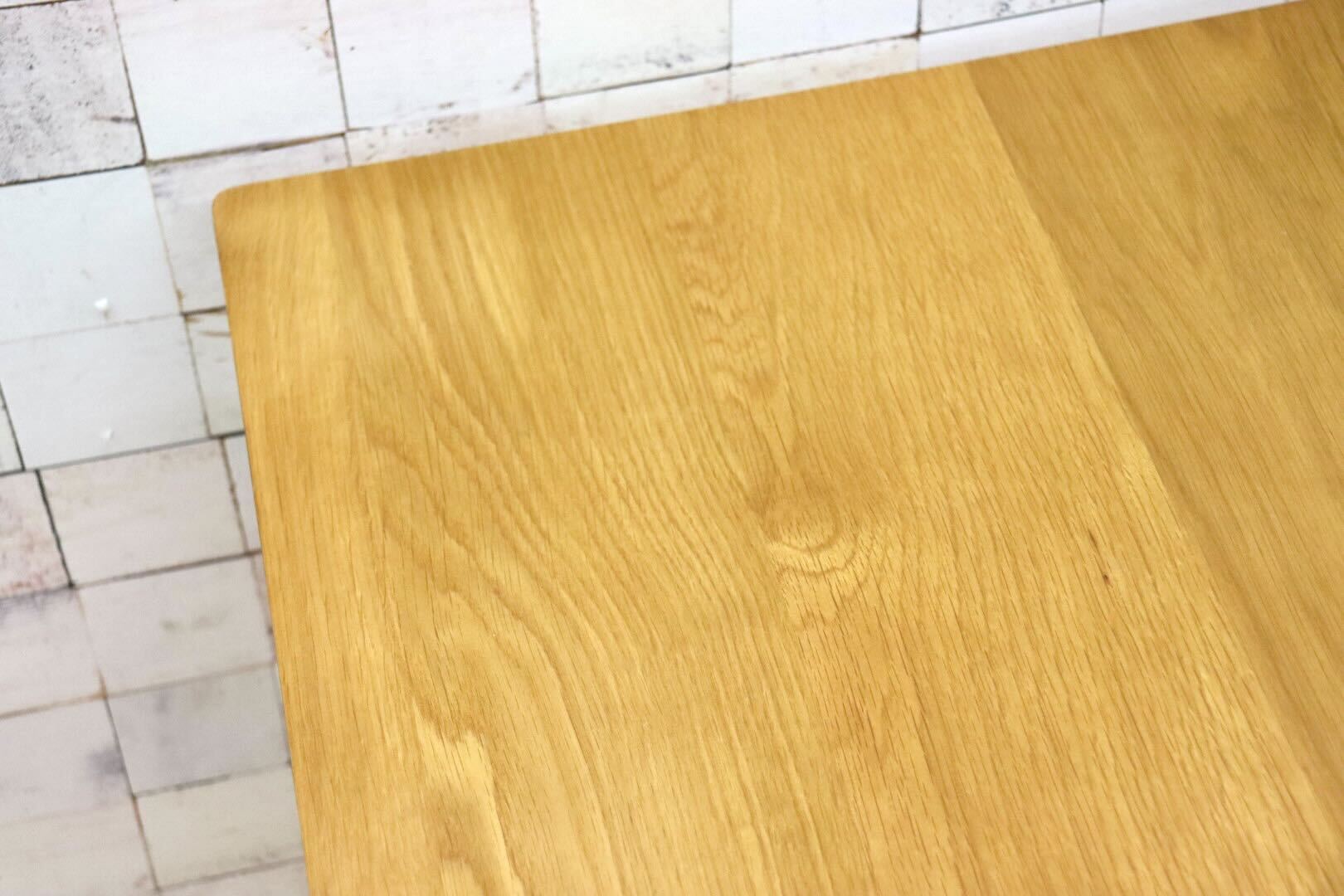 GMGK478○無印良品 / MUJI リビングでもダイニングでもつかえるテーブル ダイニングテーブル リビングテーブル オーク材 定価3.5万 展示品
