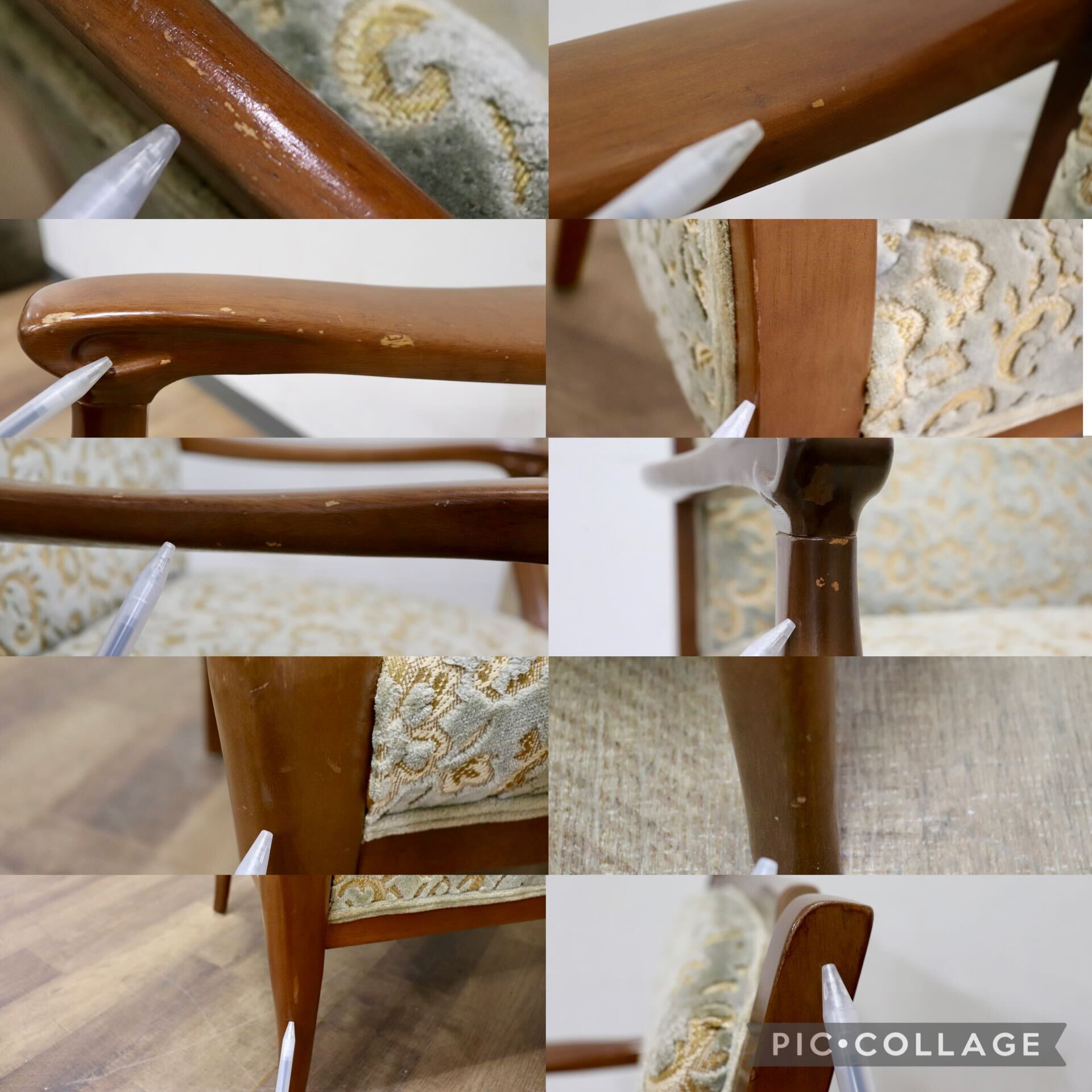 GMIH8A○maruni / マルニ アームチェア オールドマルニ ラウンジチェア シングルソファ 椅子 ファブリック レトロ ヴィンテージ 希少