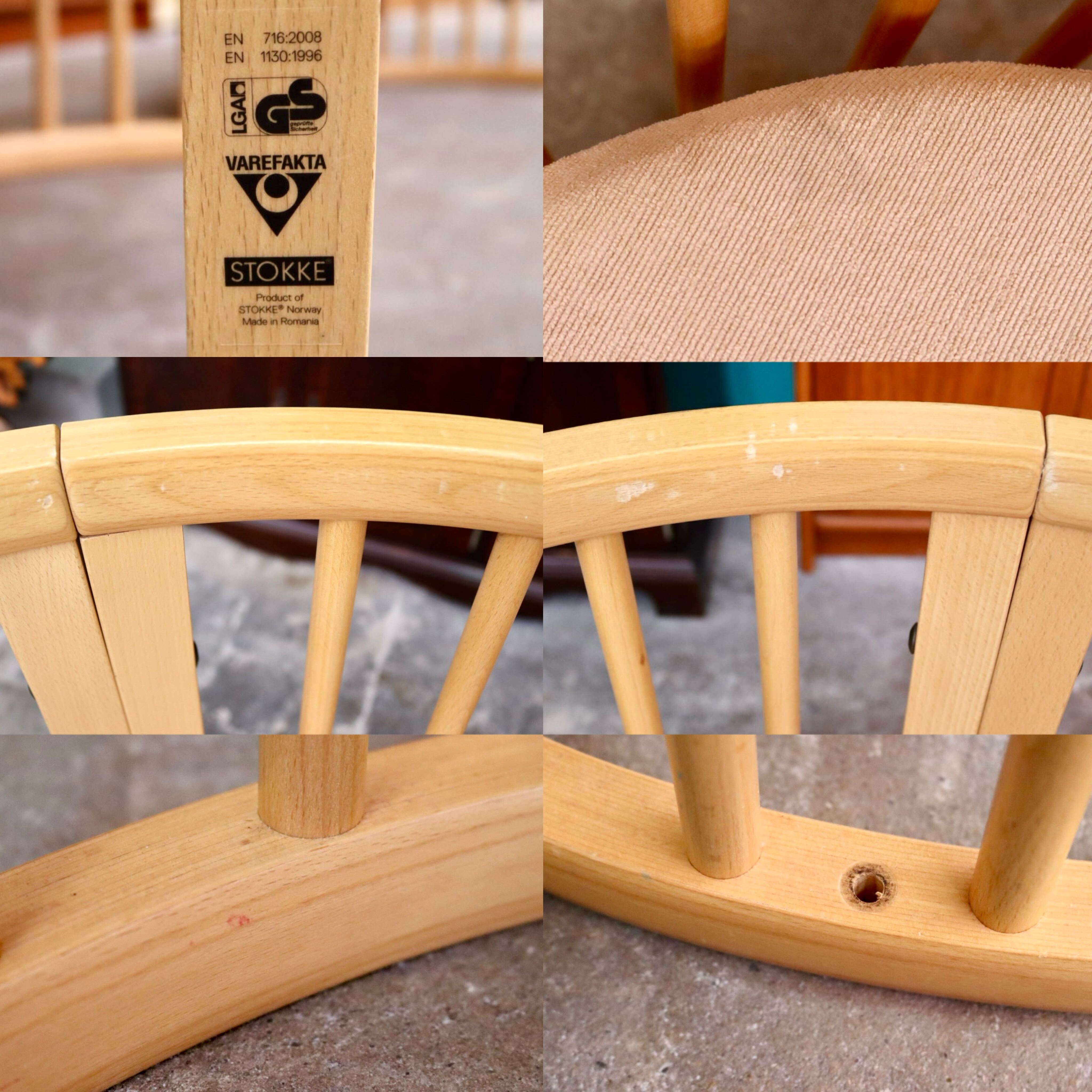 GMIH235B○Stokke / ストッケ Sleepi スリーピーチェア ベッドヘッド ダイニングチェア 2脚セット 木製 ベビーベッド 北欧家具