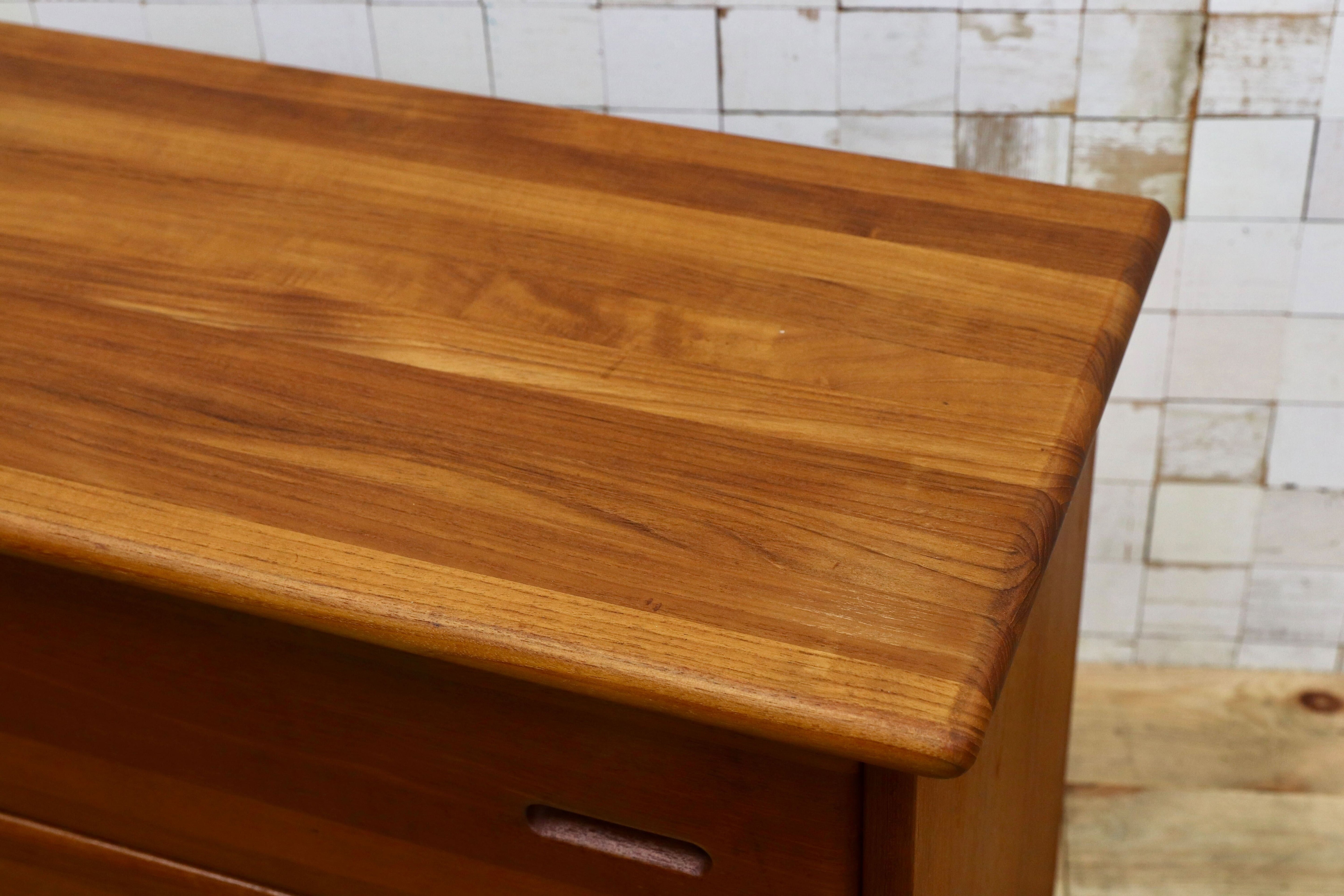 GMIK722○Dyrlund / デューロン 北欧 デンマーク チーク無垢 サイドチェスト サイドボード 引出し収納