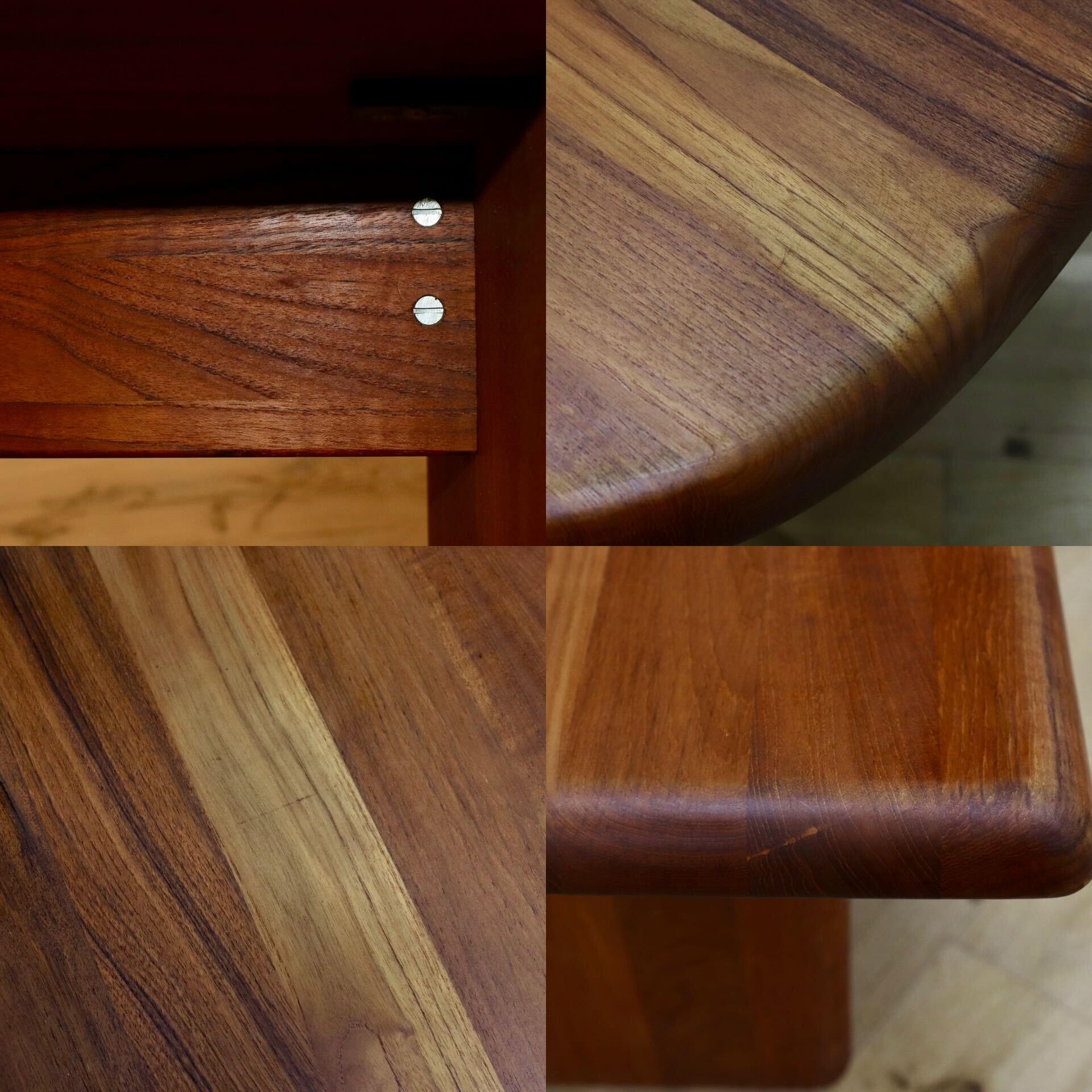 GMHK788A○北欧家具 北欧ヴィンテージ サイドテーブル コーヒーテーブル チーク無垢材 飾り台 花台 デンマーク製 検)デューロン