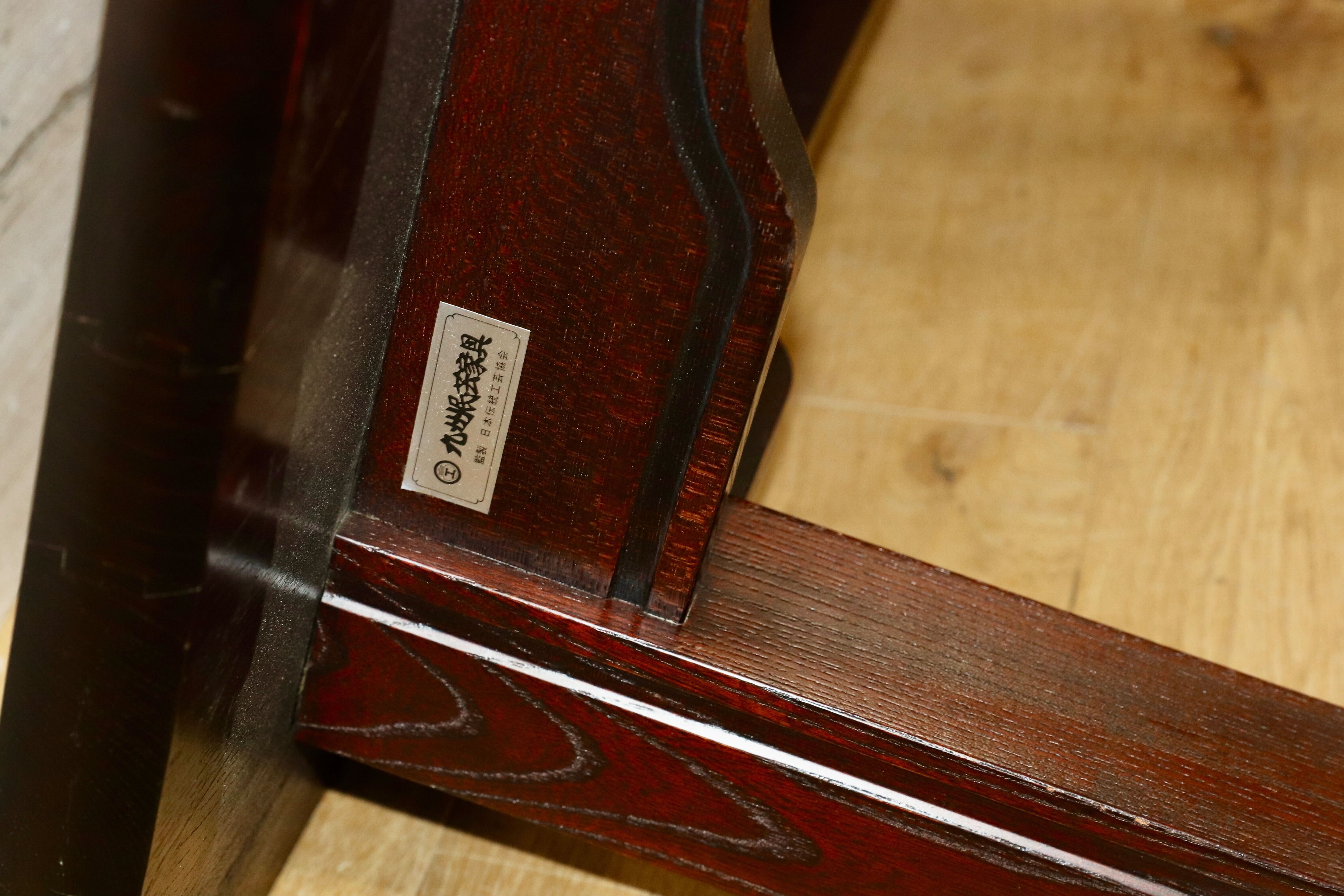 GMHH107○九州民芸家具 欅無垢材 センターテーブル リビングテーブル 座卓 和家具 民藝家具 レトロ アンティーク 稀少