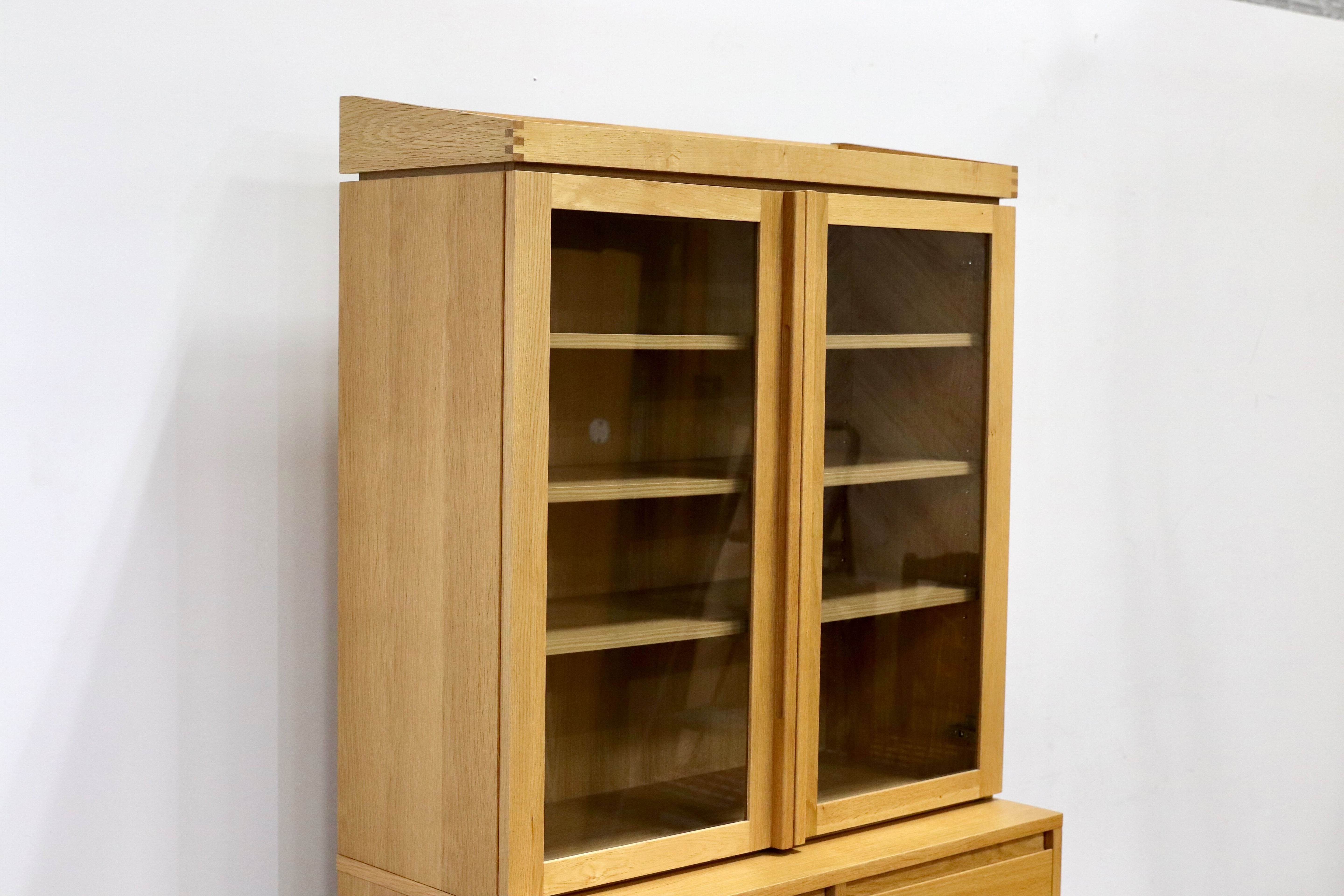 GMIH106B○unico / ウニコ craff クラフ 食器棚 キッチンボード リビングボード オーク ナチュラル 北欧スタイル 廃番 稀少