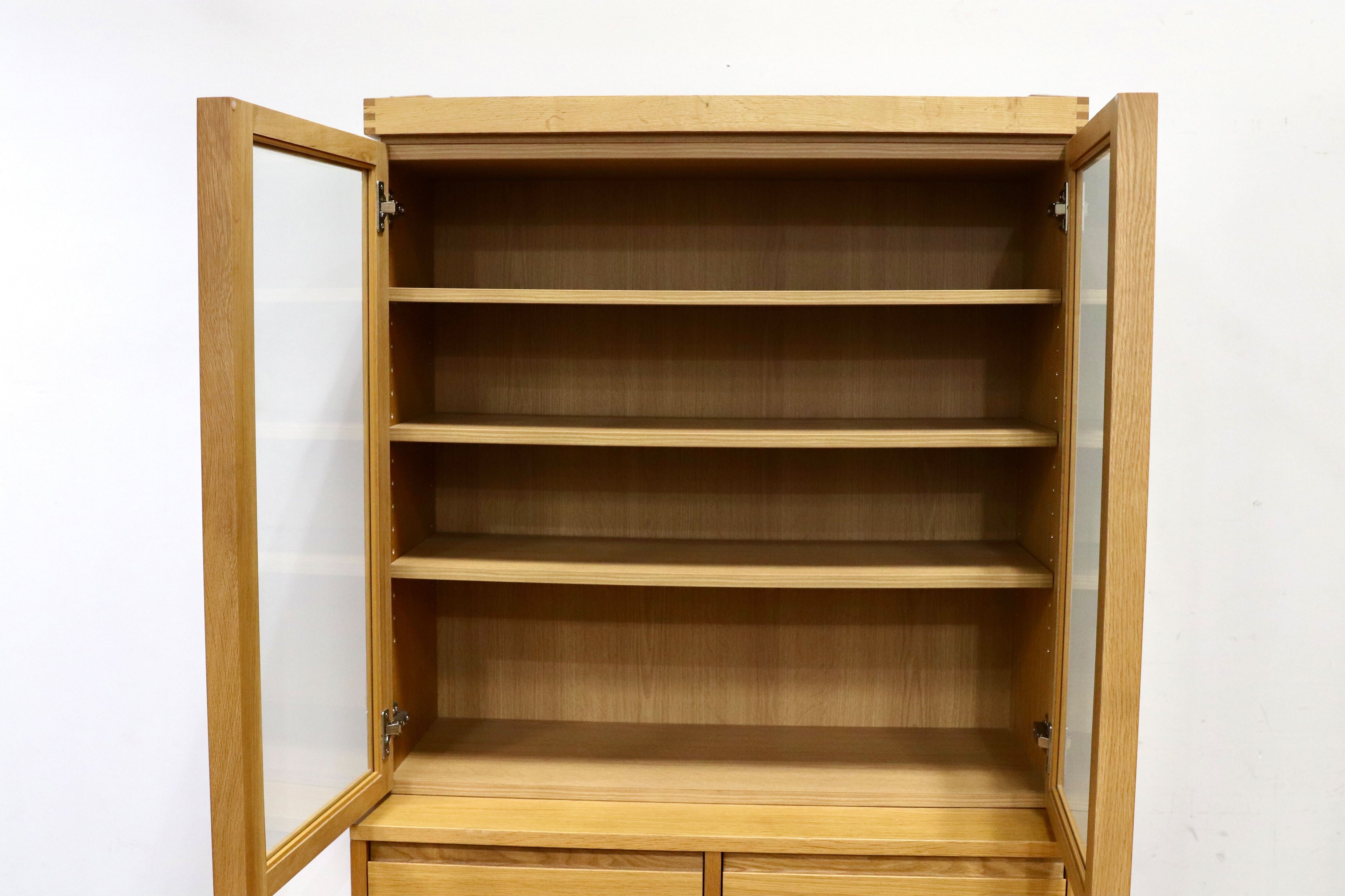 GMIH106B○unico / ウニコ craff クラフ 食器棚 キッチンボード リビングボード オーク ナチュラル 北欧スタイル 廃番 稀少