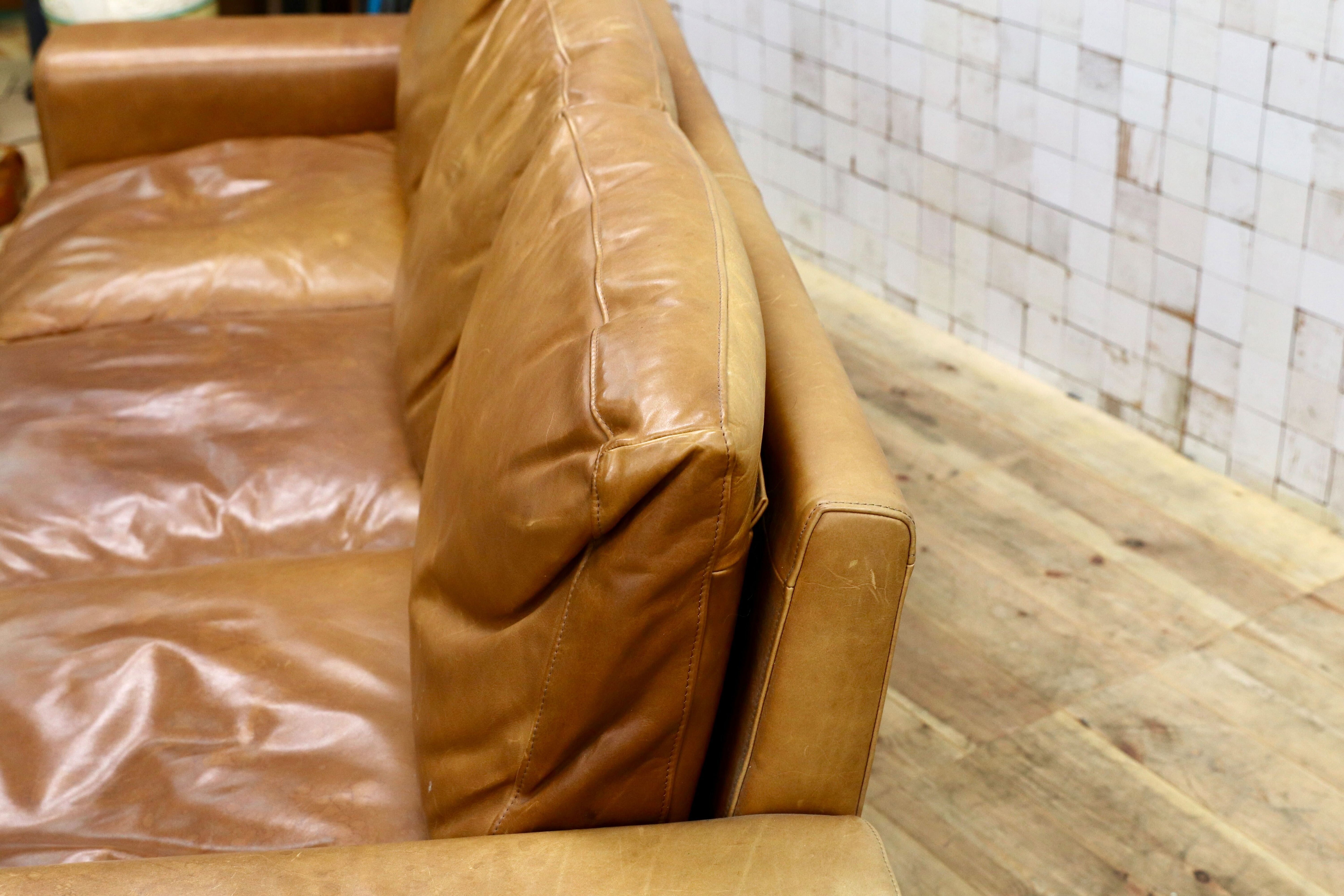 GMIK713○ACME FURNITURE / アクメファニチャー FRESNO SOFA 3P WIDE フレスノ 3人掛けソファ ヴィンテージ レザー 定価44万