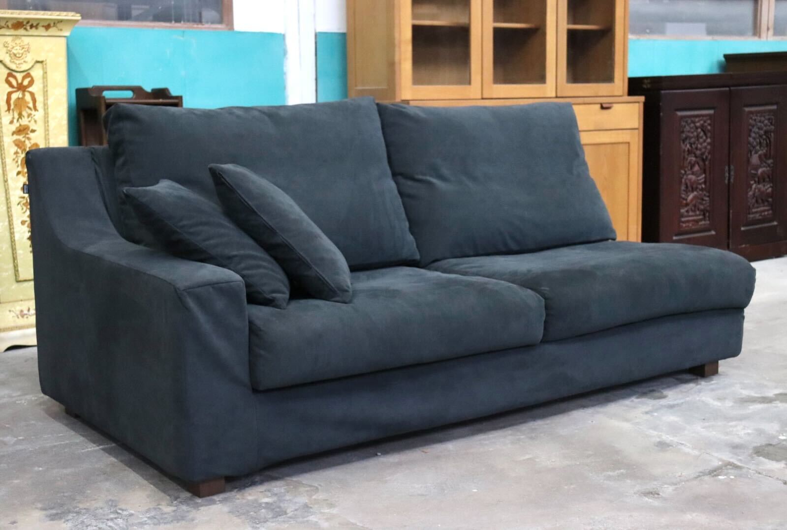 GMIS504○NOYES / ノイエス New Sugar Hi-Back ニューシュガー ハイバック 2人掛けソファ 右肘 ラブソファ カバーリング 定価約25万