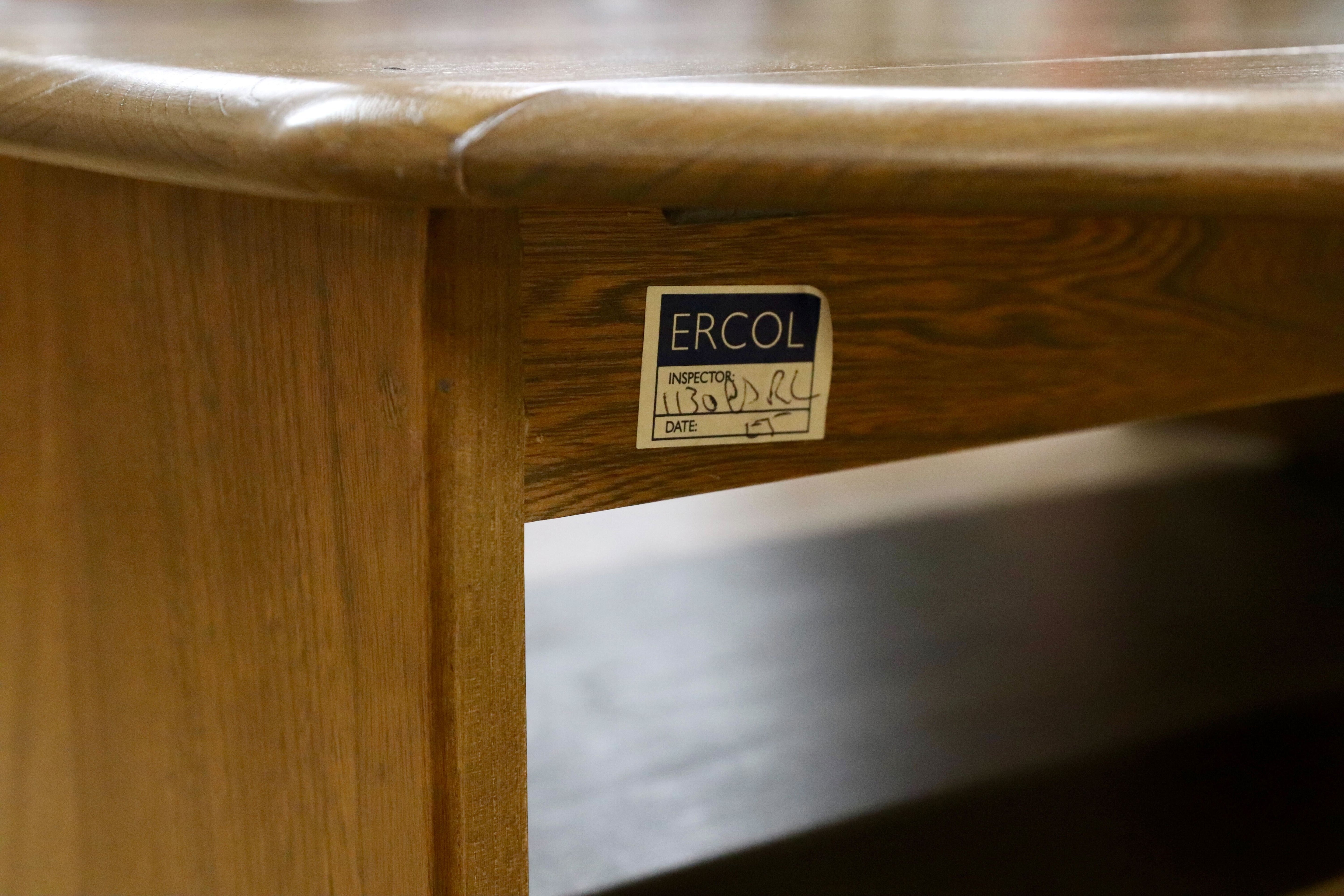 GMHS154○ERCOL / アーコール イギリス アンティーク サイドボード コーナー テレビボード エルム無垢材 カントリー ヴィンテージ 稀少