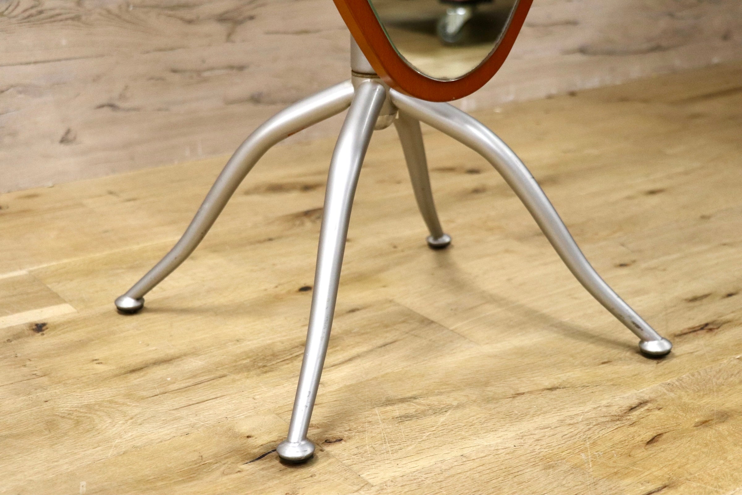 GMJS167B○Calligaris / カリガリス イタリア製 姿見 スタンドミラー 3本脚スタンドミラー 鏡 インテリア チェリー材 ミッドセンチュリー