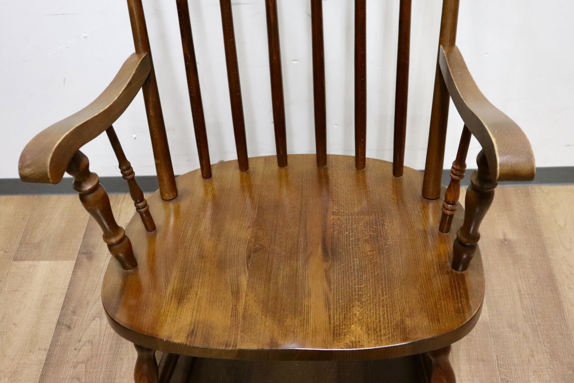 GMHN153○柏木工 / KASHIWA ロッキングチェア 揺り椅子 アームチェア 椅子 レトロ カントリー ノスタルジック アンティーク 飛騨家具