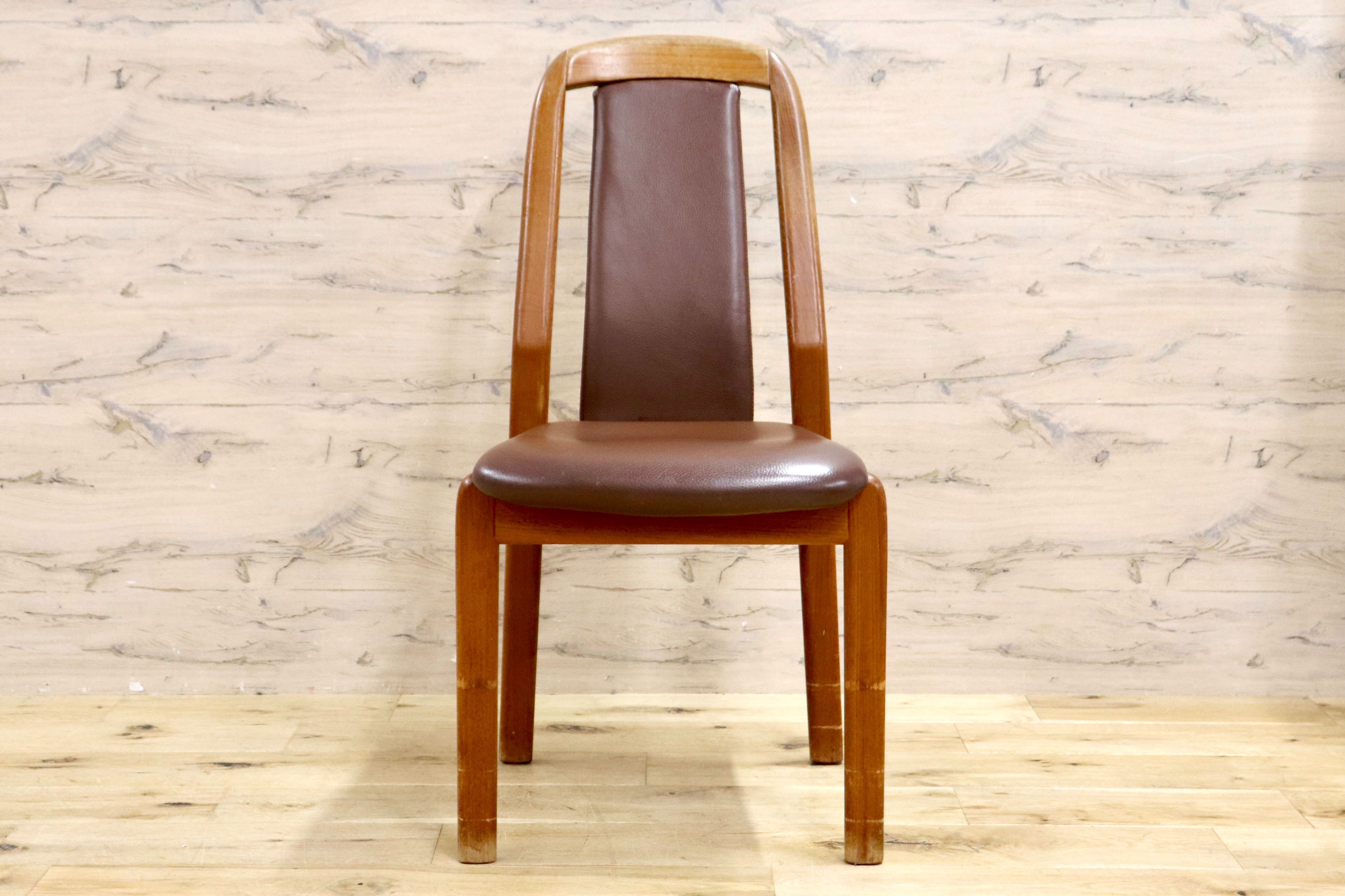 GMHK760C○Dyrlund / デューロン ダイニングチェア アームレスチェア 椅子 食卓椅子 北欧ヴィンテージ 北欧家具 デンマーク チーク材