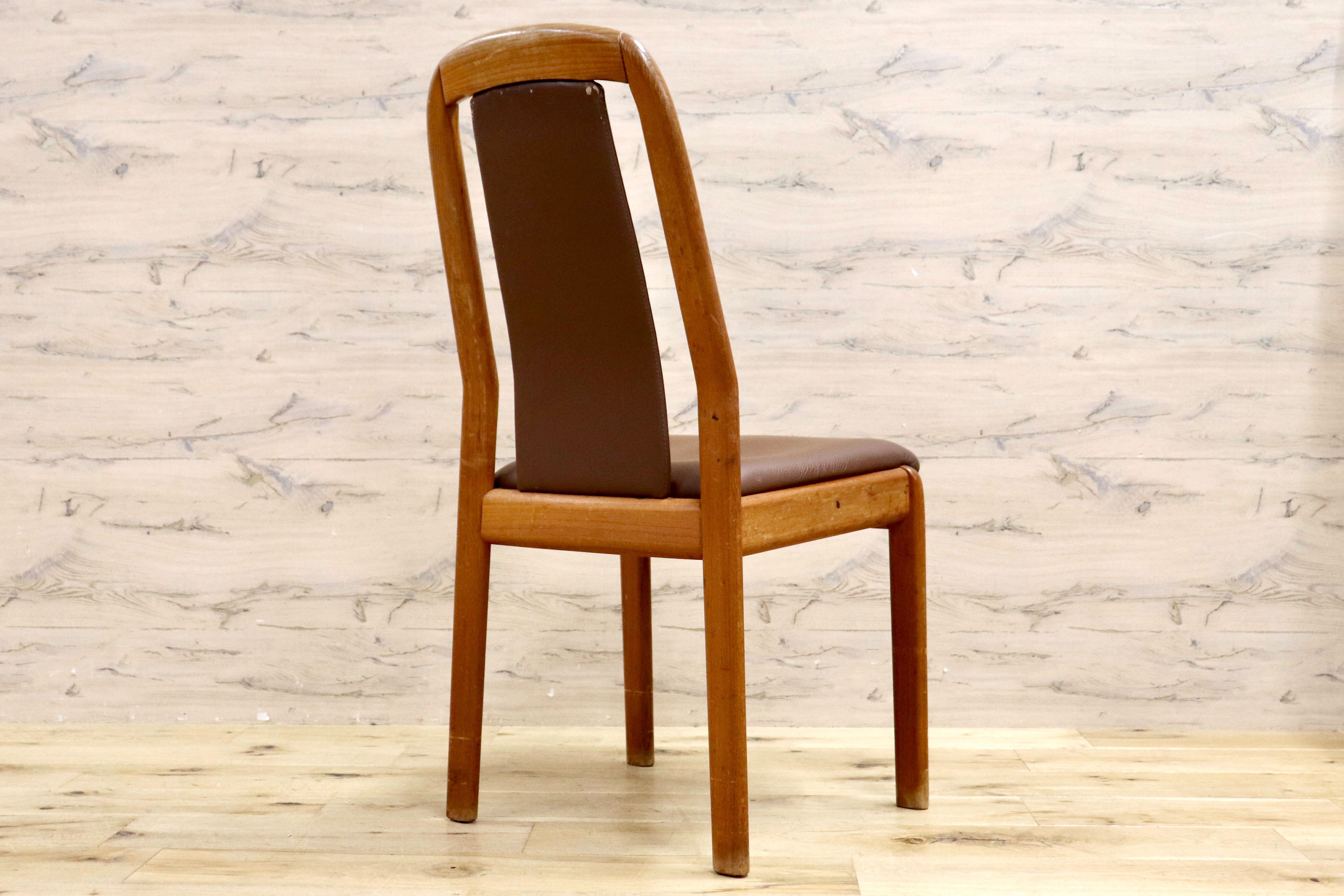 GMHK760C○Dyrlund / デューロン ダイニングチェア アームレスチェア 椅子 食卓椅子 北欧ヴィンテージ 北欧家具 デンマーク チーク材