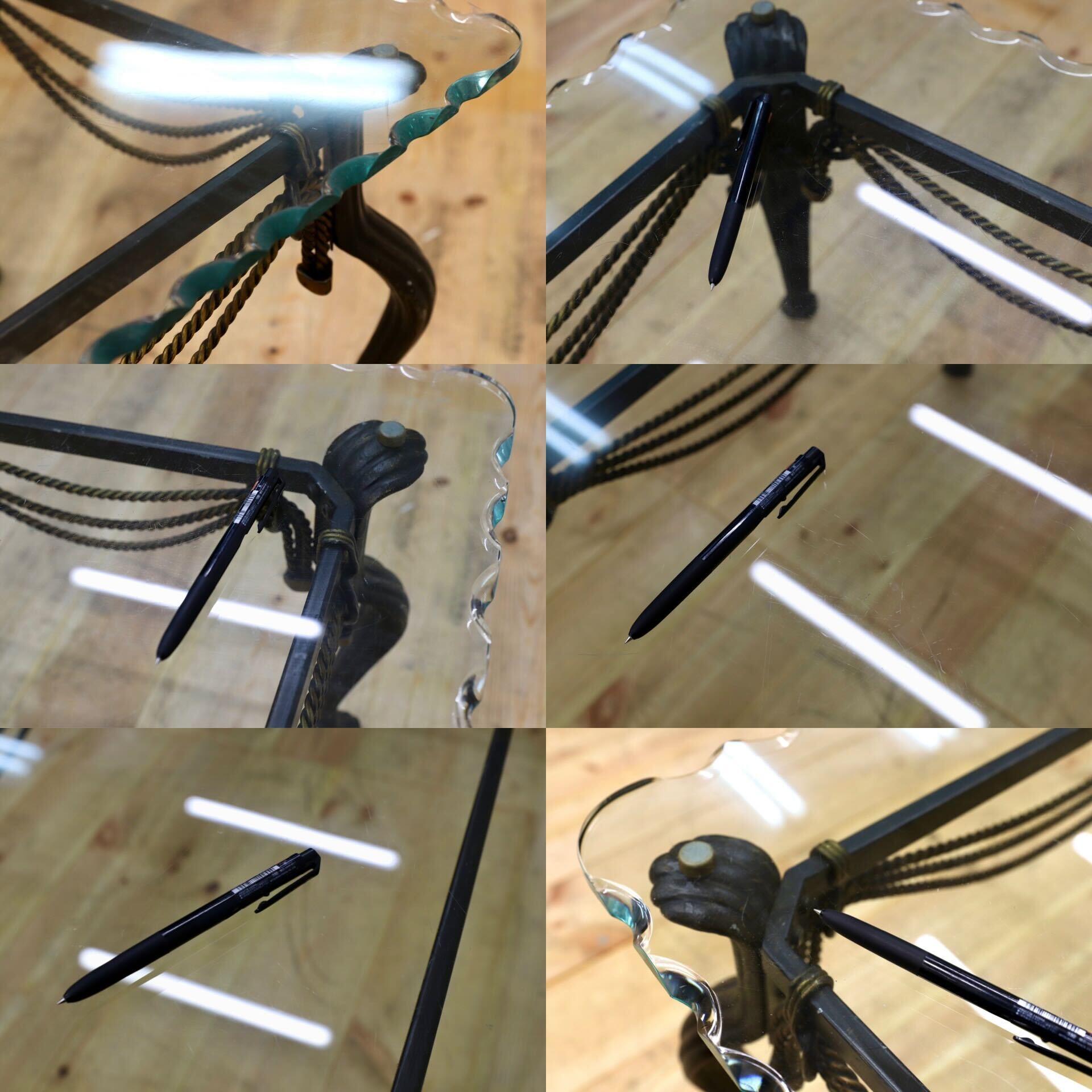 GMHK646B○インダストリアル モダン センターテーブル リビングテーブル ガラステーブル アイアンレッグ 検) セオドアアレキサンダー