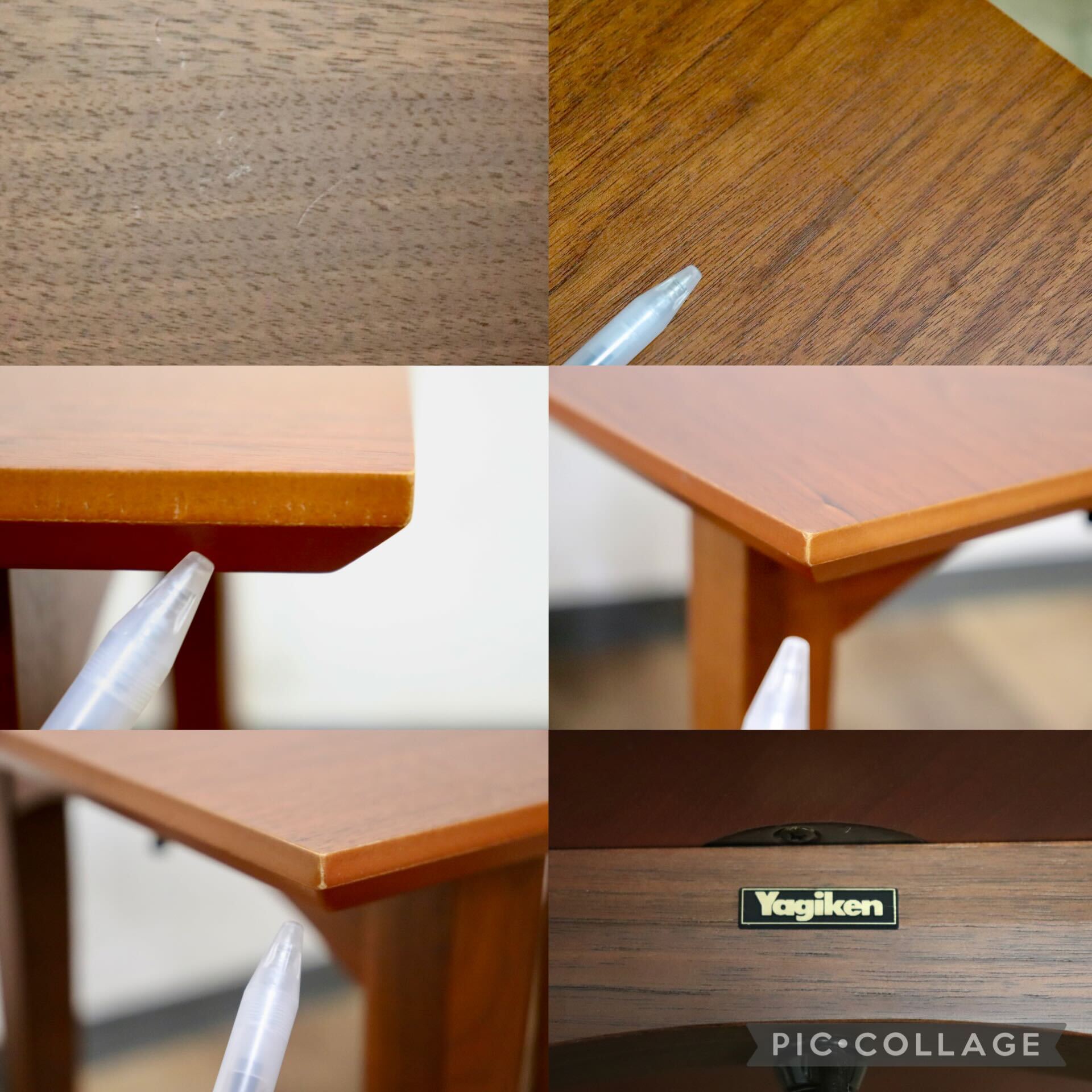 GMHK869○YAGIKEN / ヤギケン サイドテーブル 机 コーヒーテーブル ミニーブル 飾り棚 花台 モダン 木製