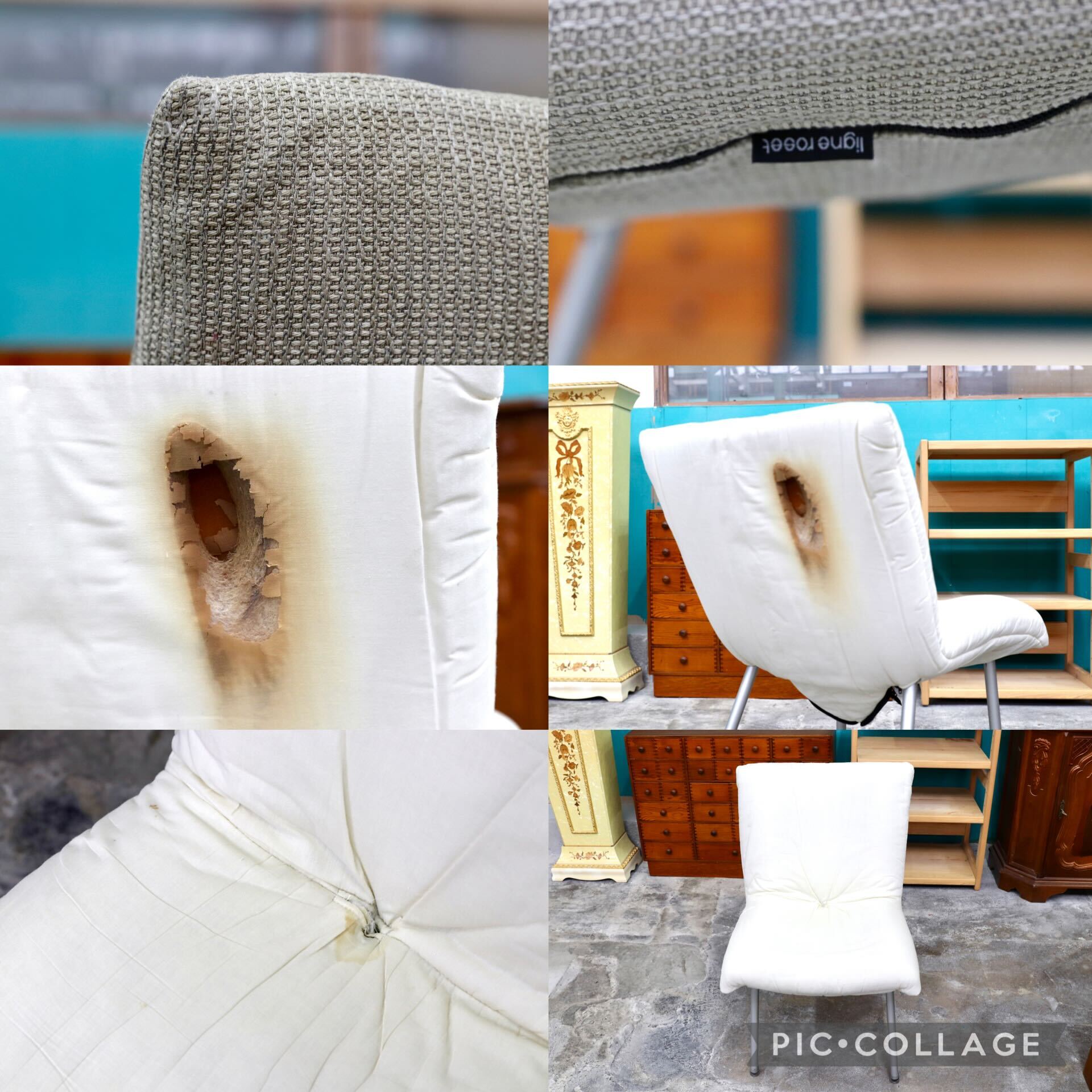 GMIH68A○ligne roset / リーンロゼ ROSETCalin steel leg カラン ダイニングチェア 椅子 定価約12.1万 ※訳あり