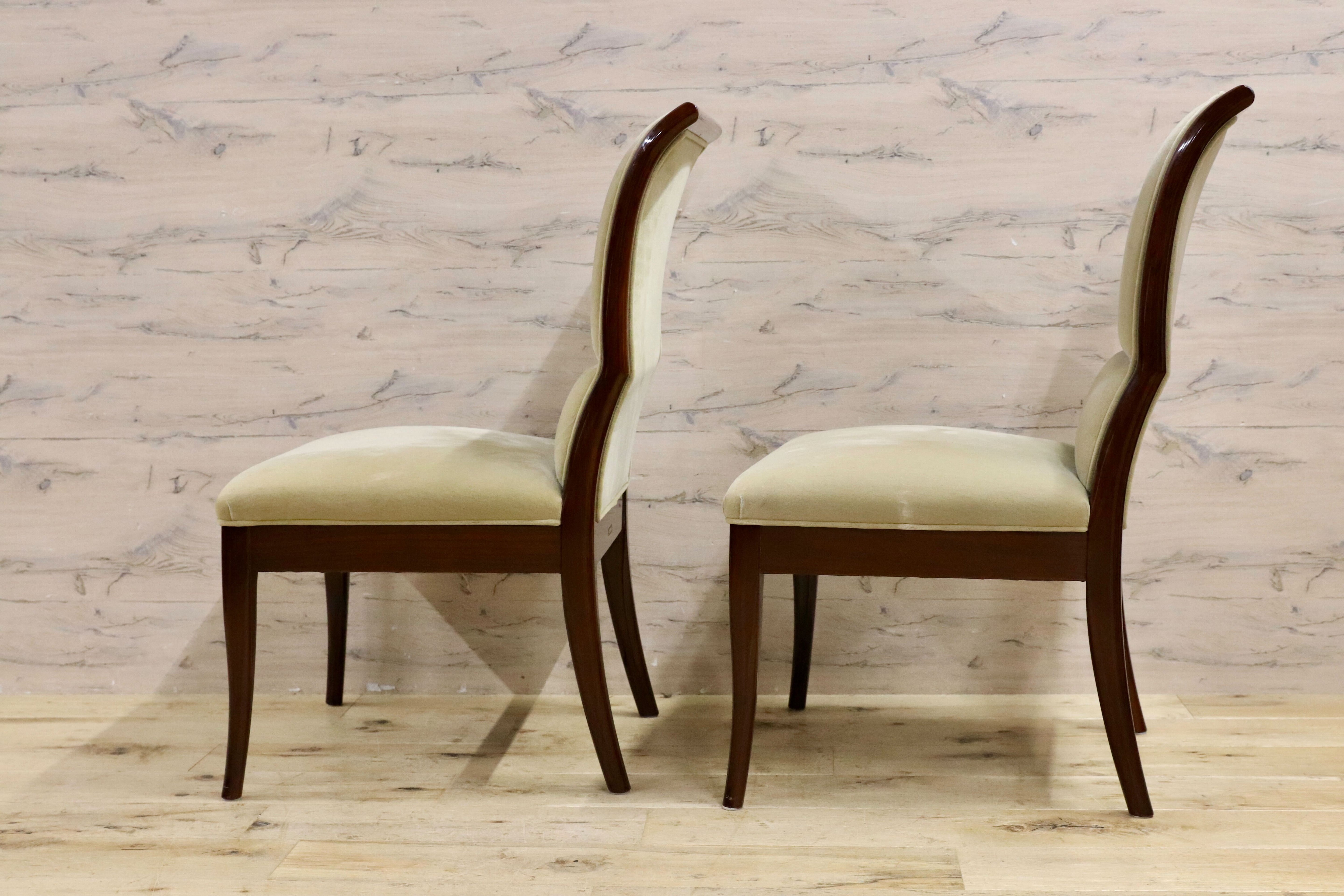 GMIK762C○domani / ドマーニ Forza フォルザ ダイニングチェア 椅子 2脚セット カリモク最高峰 ダニエラ材 クラシック 定価約52万