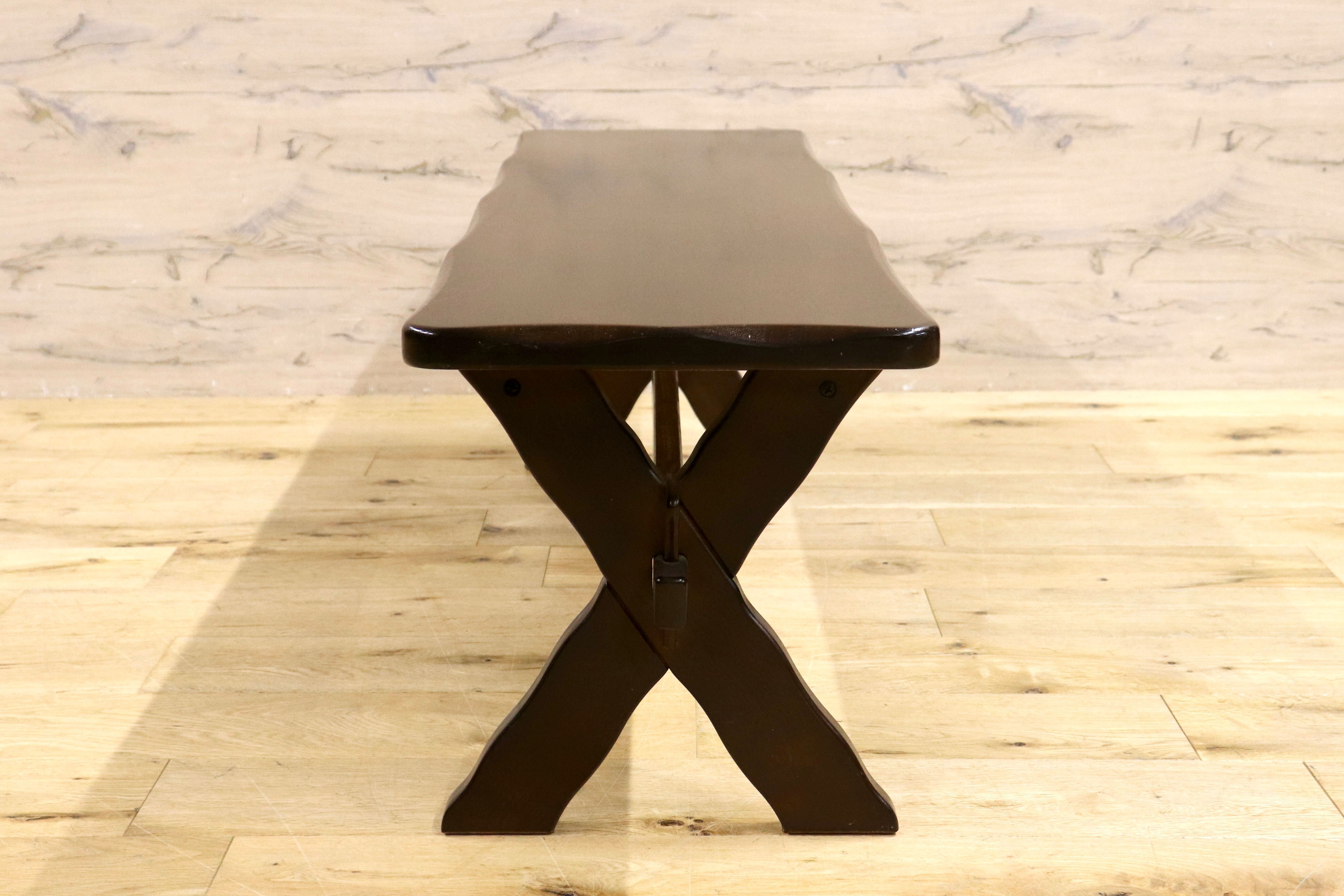 GMIH261A○karimoku / カリモク RUSTIC ルスティック ダイニングベンチ ベンチチェア 椅子 国産家具 廃番 ヴィンテージ