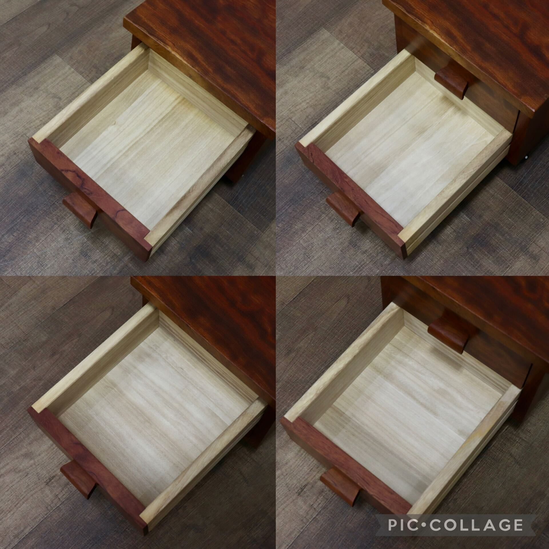 GMHH453○民芸家具 引き出し収納 収納家具 小物入れ 用箪笥 チェスト キャスター付き ミズメザクラ レトロ 検)松本民芸家具 九州民芸家具