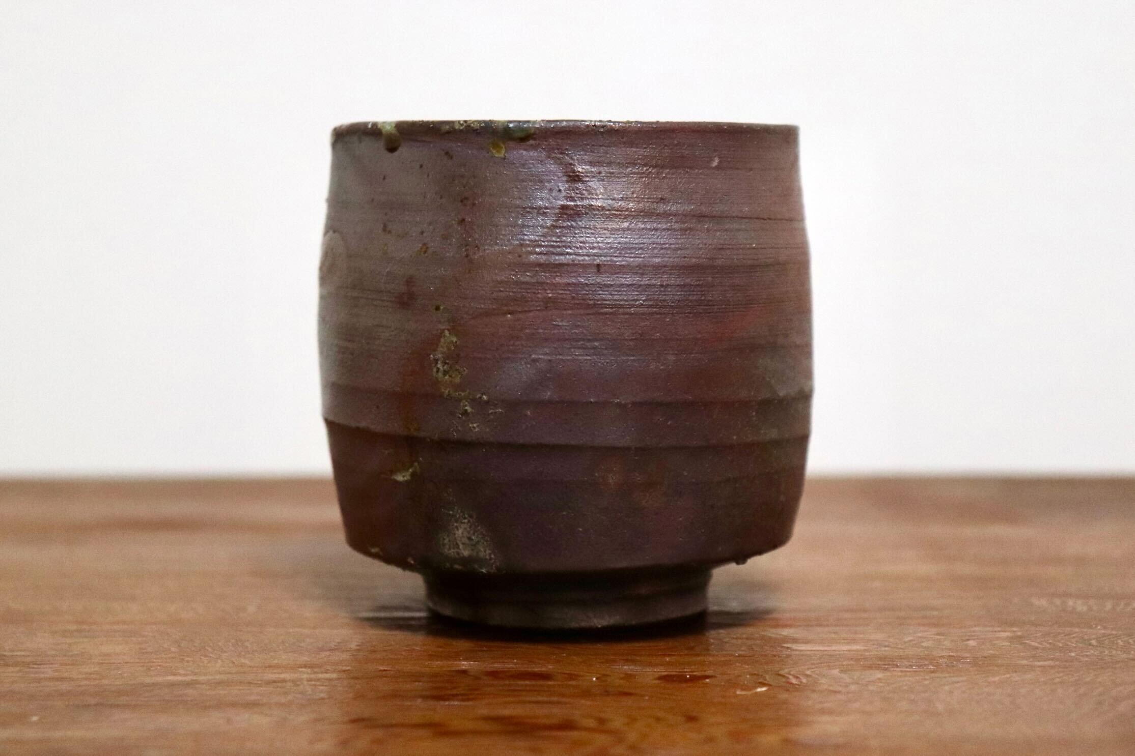 GMIO531◯丹文窯 丹波焼 焼しめ焼酎カップ 陶器 伝統工芸 丹波篠山 未使用