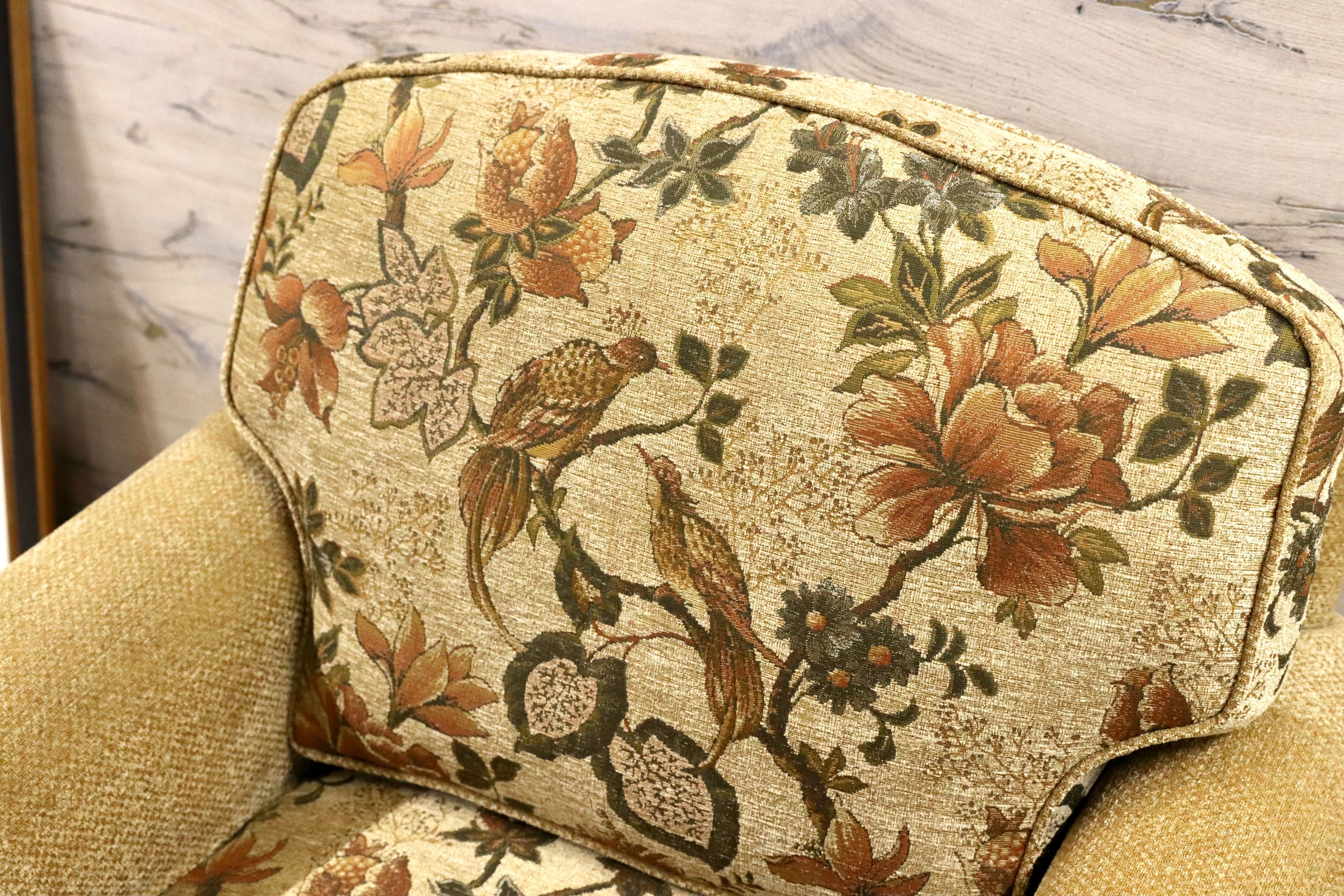 GMGS154A○DREXEL HERITAGE / ドレクセルヘリテイジ 最高級 1人掛けソファ シングルソファ ファブリック クラシック 定価約60万 美品