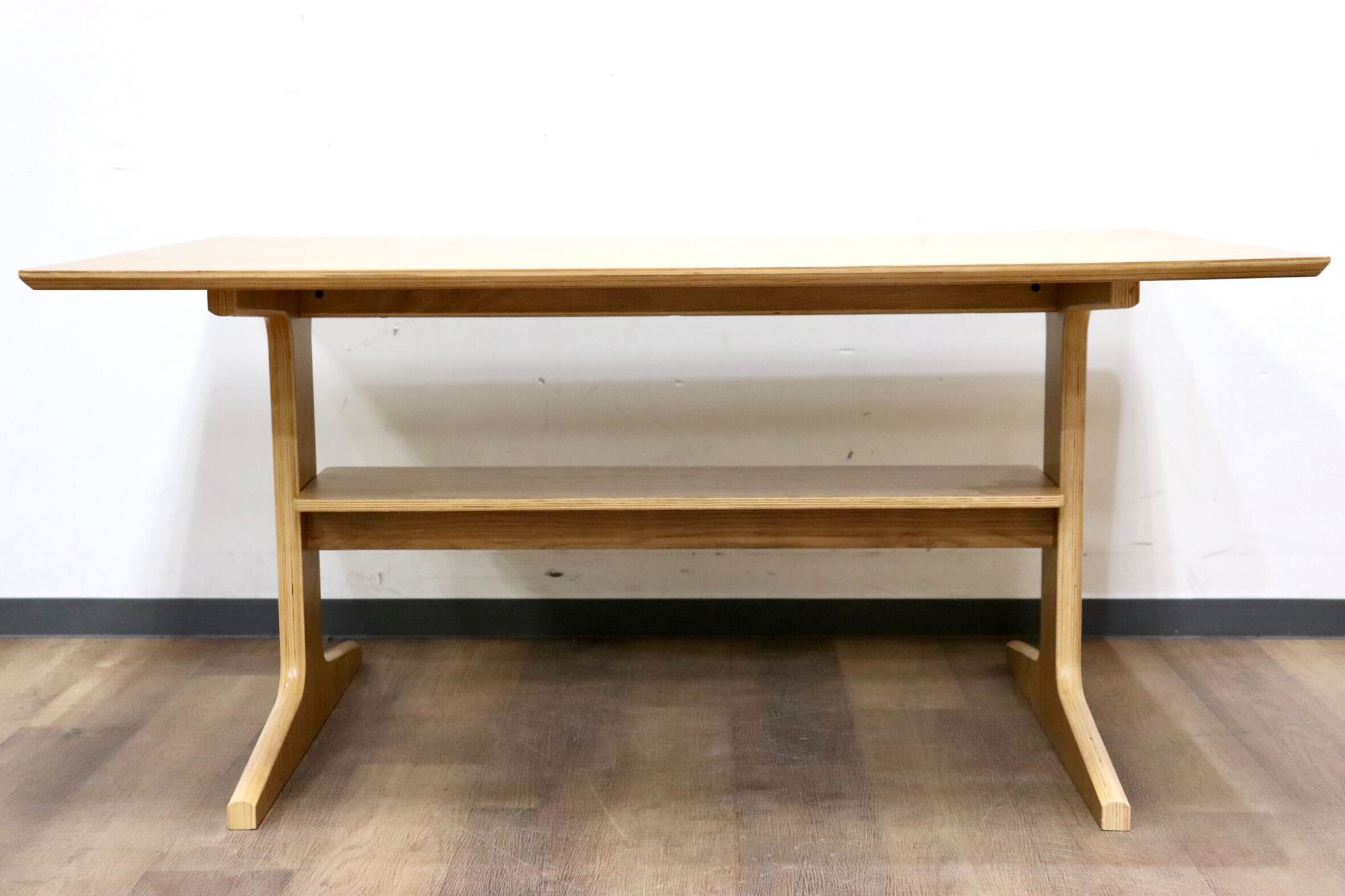 GMHK759○無印良品 / MUJI リビングでもダイニングでも使えるシリーズ オーク材 ダイニングテーブル 作業台 シンプル ナチュラル