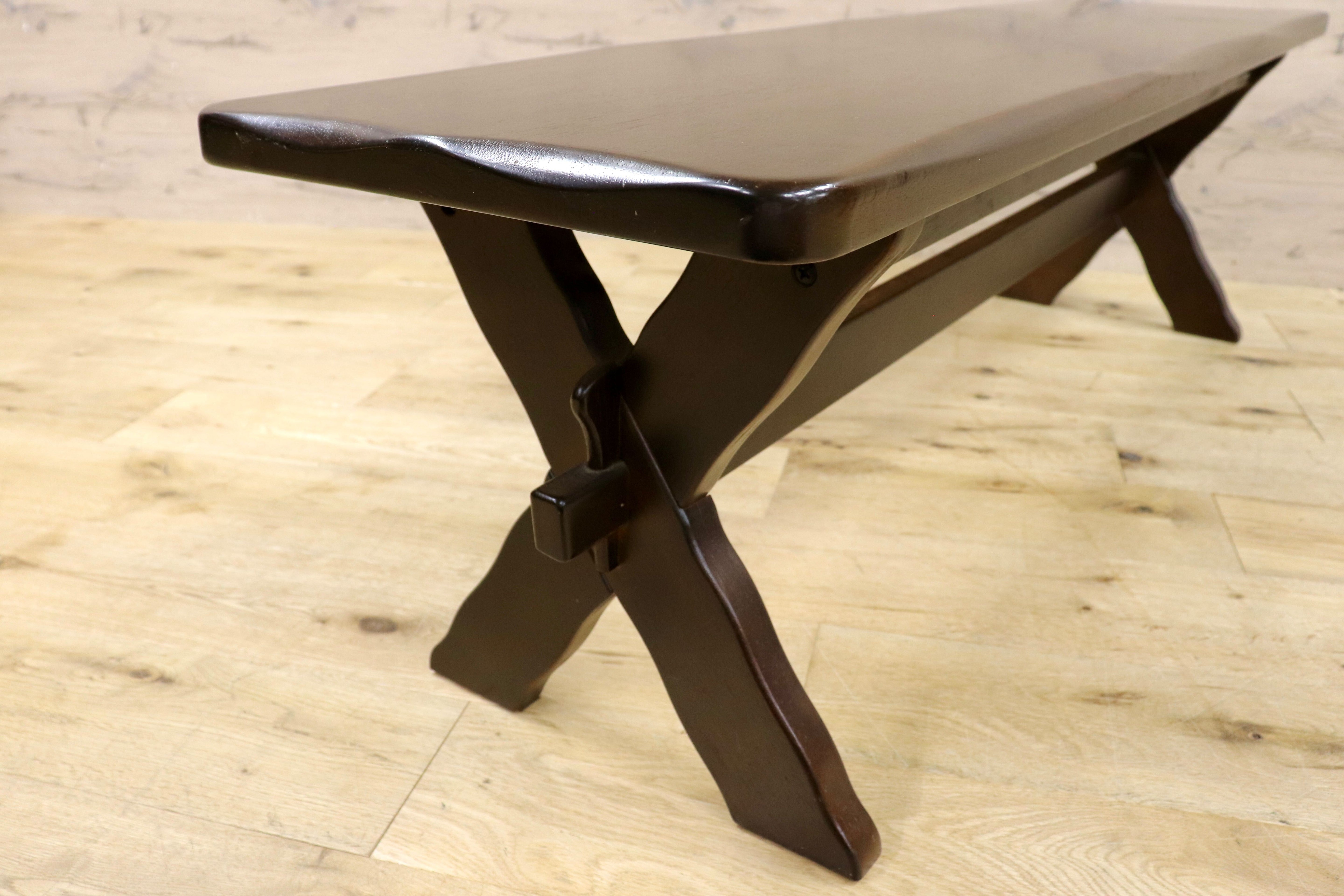 GMIH261A○karimoku / カリモク RUSTIC ルスティック ダイニングベンチ ベンチチェア 椅子 国産家具 廃番 ヴィンテージ