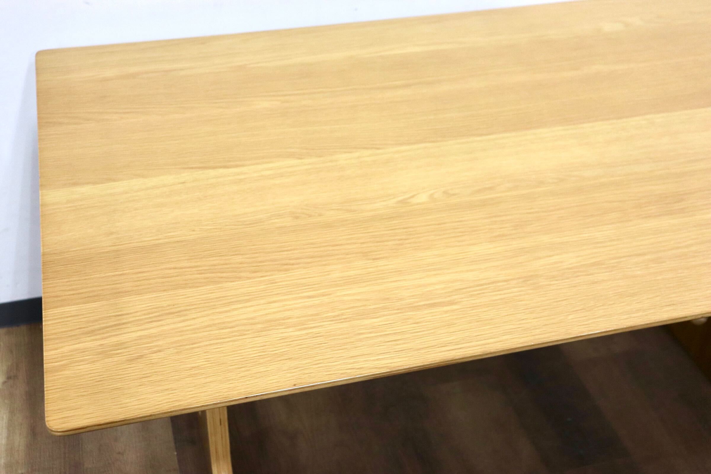 GMHK759○無印良品 / MUJI リビングでもダイニングでも使えるシリーズ オーク材 ダイニングテーブル 作業台 シンプル ナチュラル