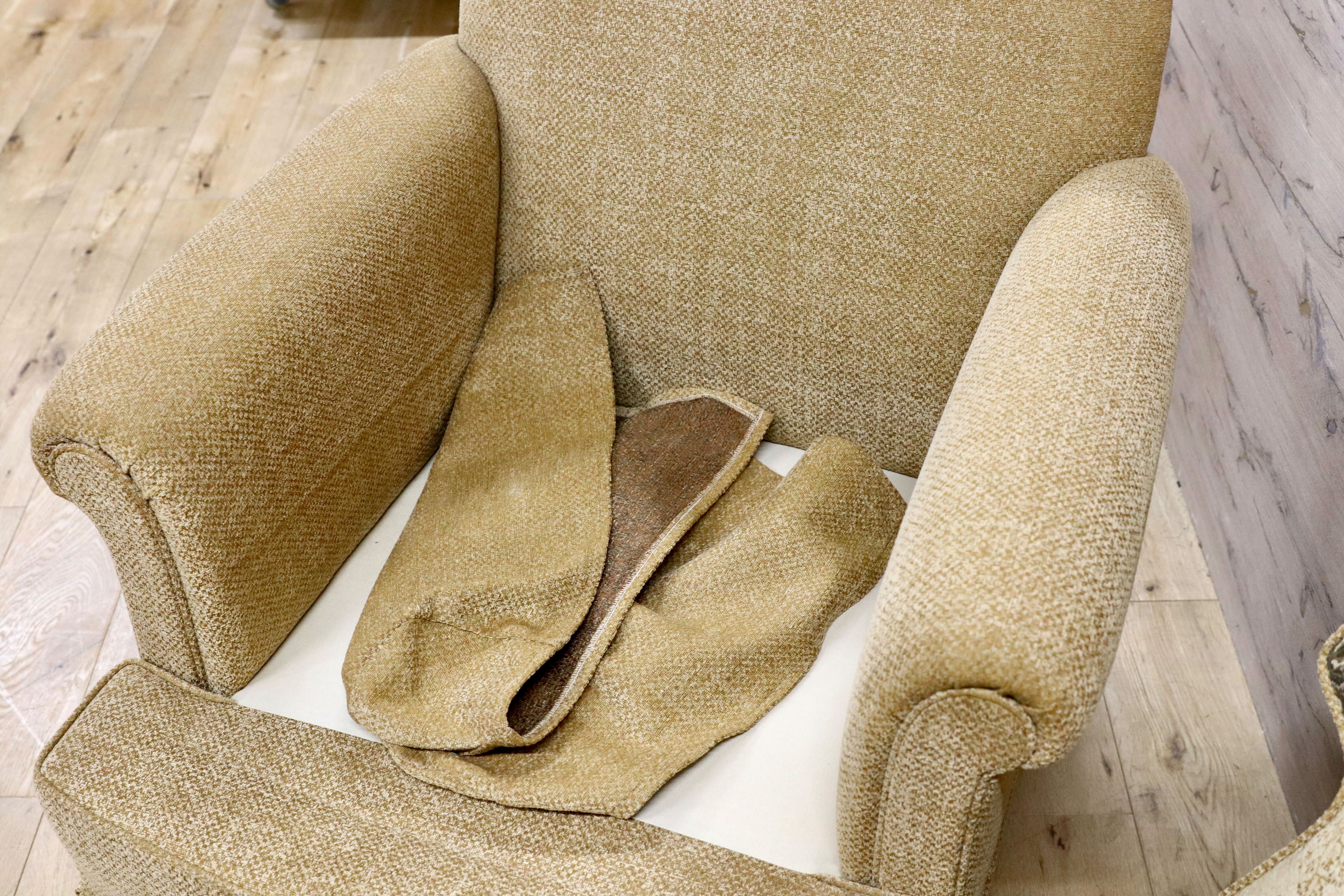 GMGS154A○DREXEL HERITAGE / ドレクセルヘリテイジ 最高級 1人掛けソファ シングルソファ ファブリック クラシック 定価約60万 美品