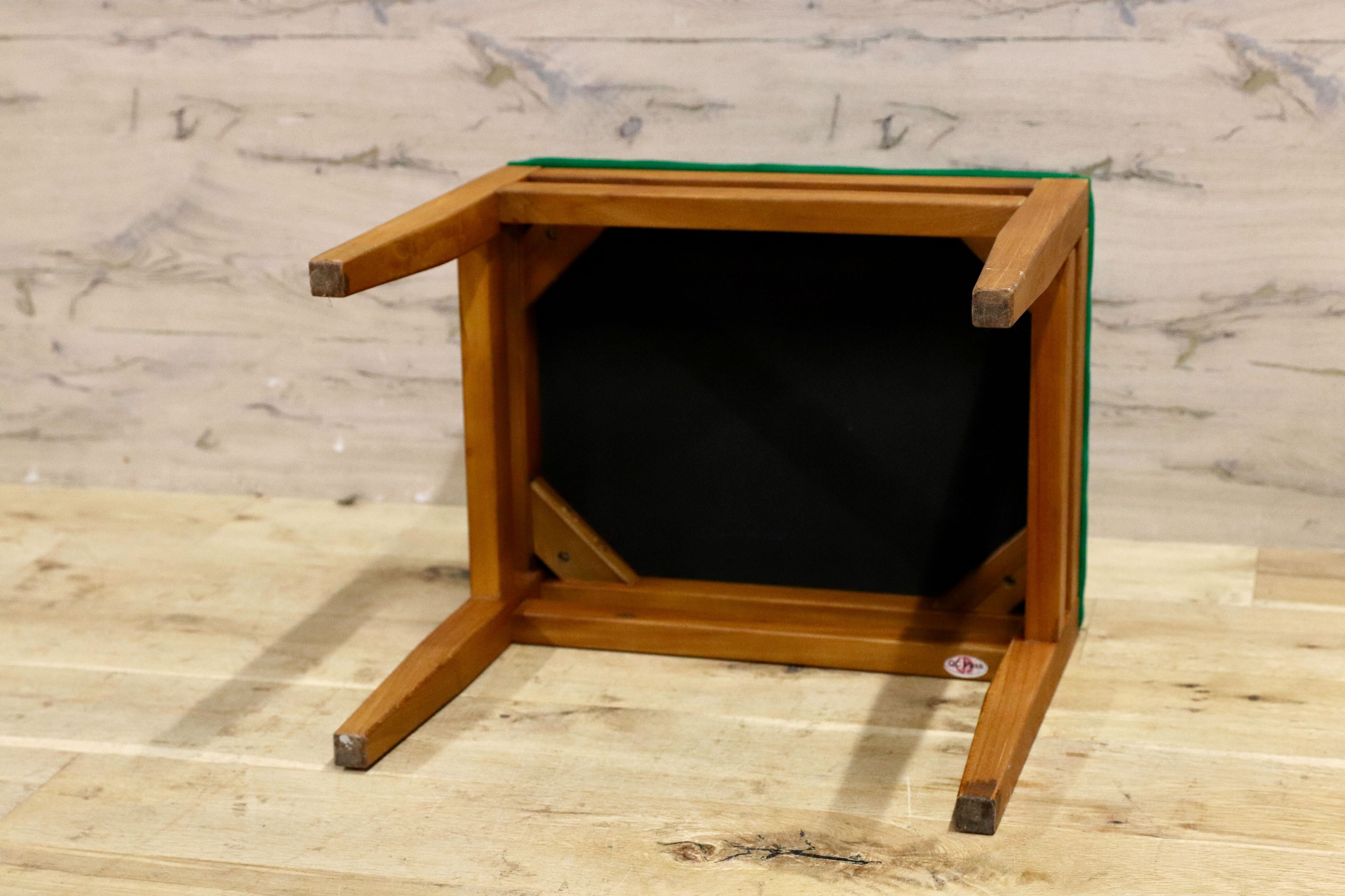 GMIK487○SCANTEAK / スキャンティーク フットスツール スツール チェア 椅子 チーク材 北欧スタイル 廃番 張替え品