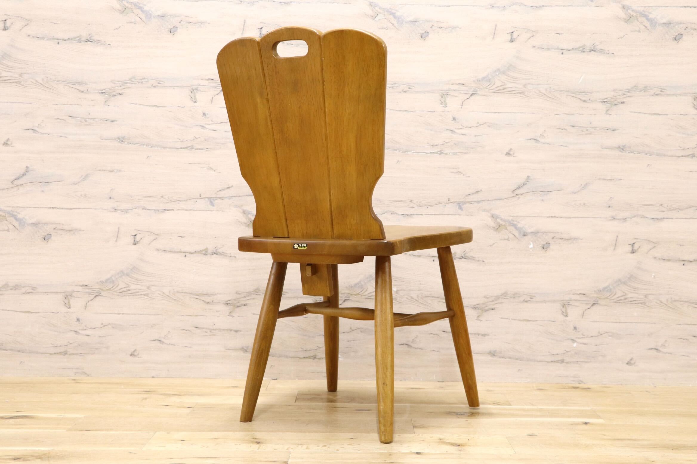 GMIH519A○karimoku / カリモク オールドカリモク ダイニングチェア RUSTIC ルスティック 椅子 カントリー レトロ ヴィンテージ 木製家具