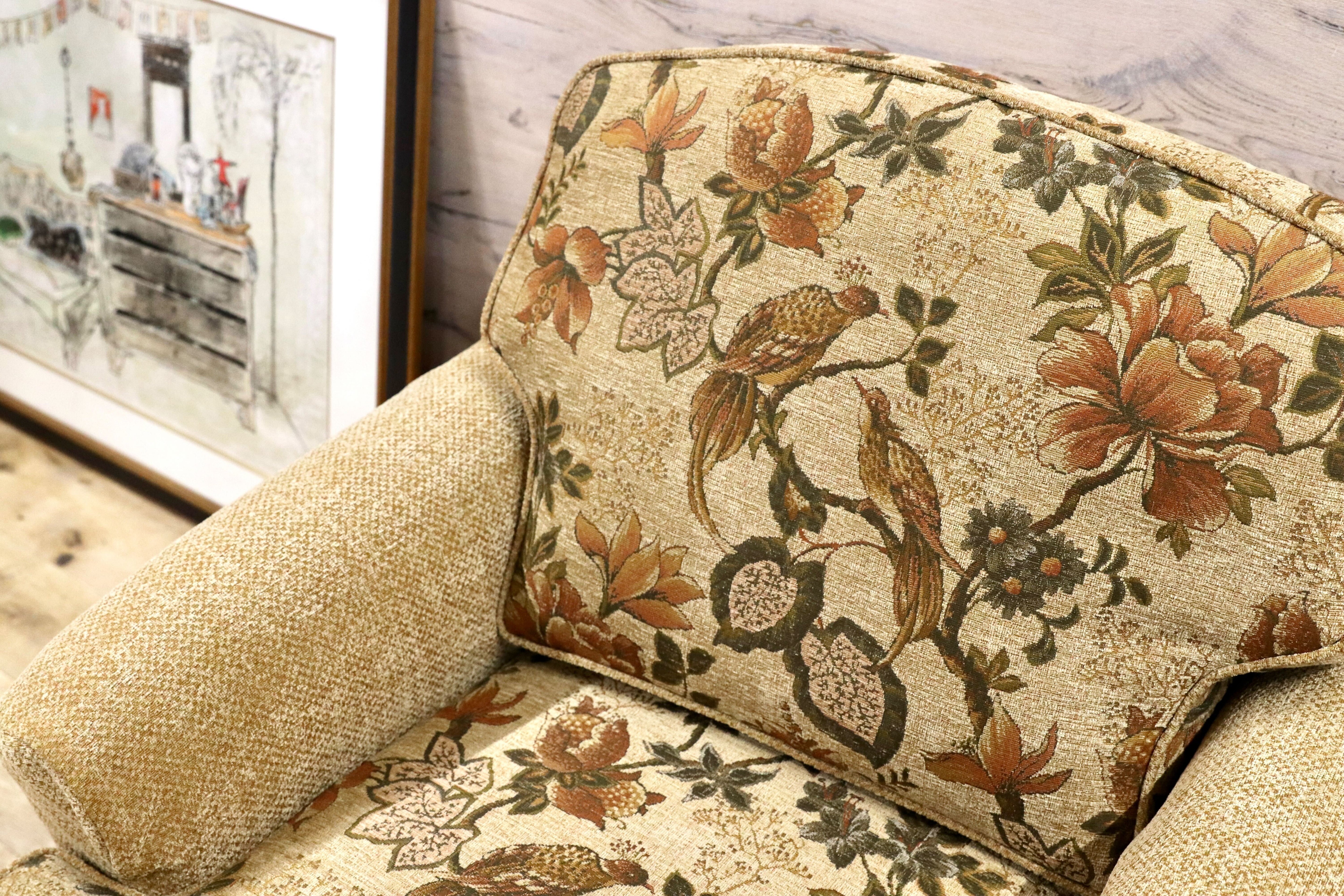 GMGS154B○DREXEL HERITAGE / ドレクセルヘリテイジ 最高級 1人掛けソファ シングルソファ ファブリック クラシック 定価約60万 美品