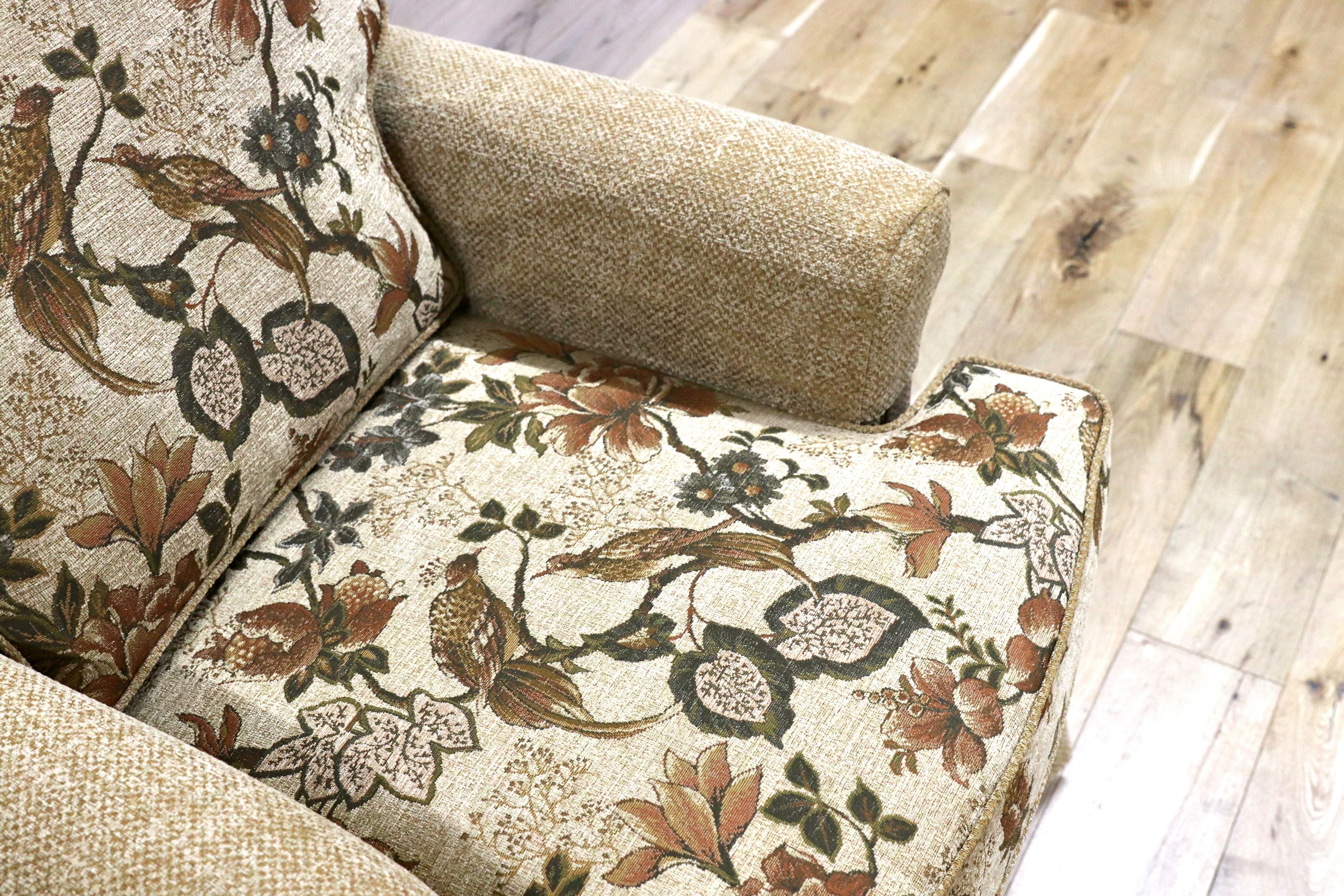 GMGS154B○DREXEL HERITAGE / ドレクセルヘリテイジ 最高級 1人掛けソファ シングルソファ ファブリック クラシック 定価約60万 美品