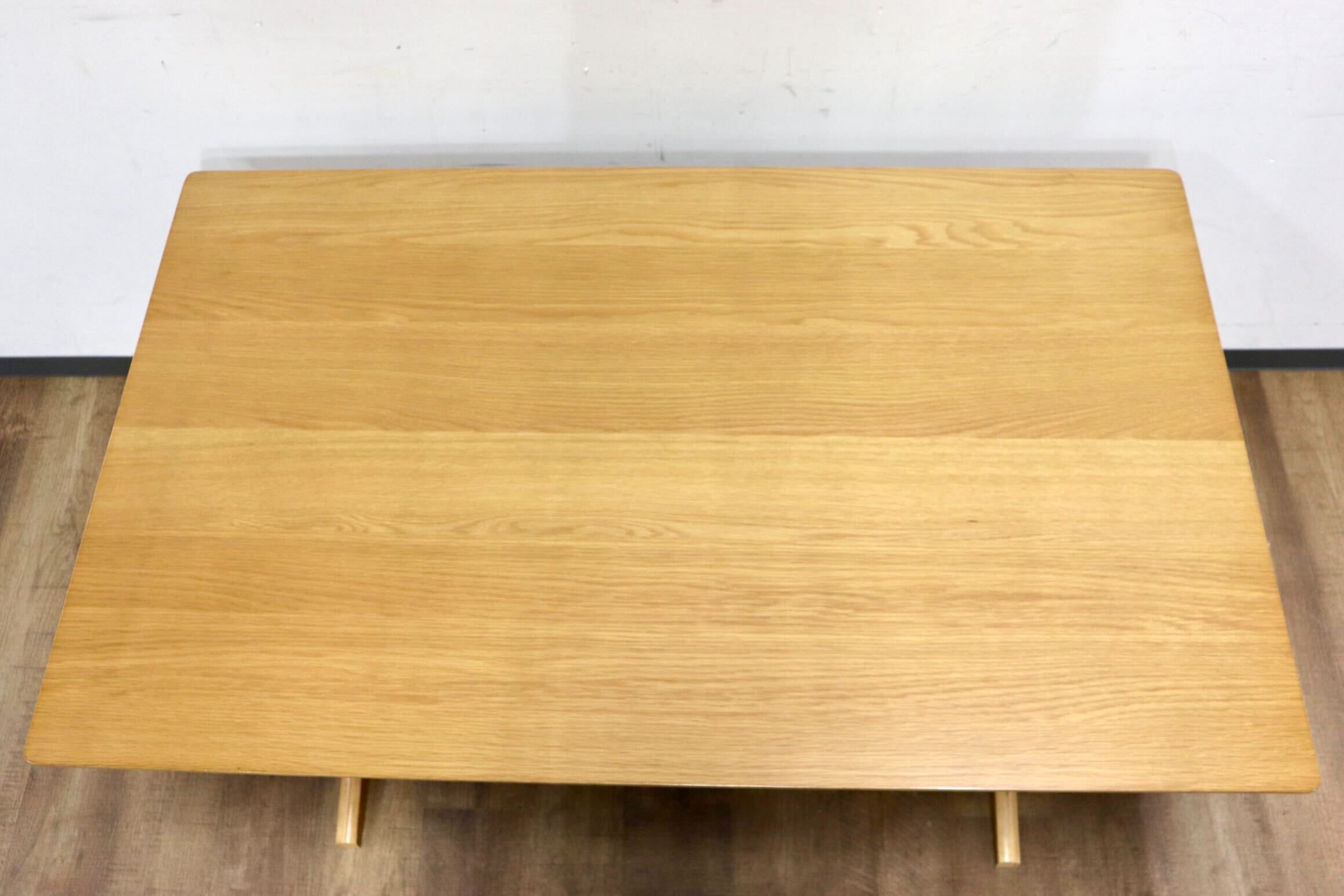 GMHK759○無印良品 / MUJI リビングでもダイニングでも使えるシリーズ オーク材 ダイニングテーブル 作業台 シンプル ナチュラル