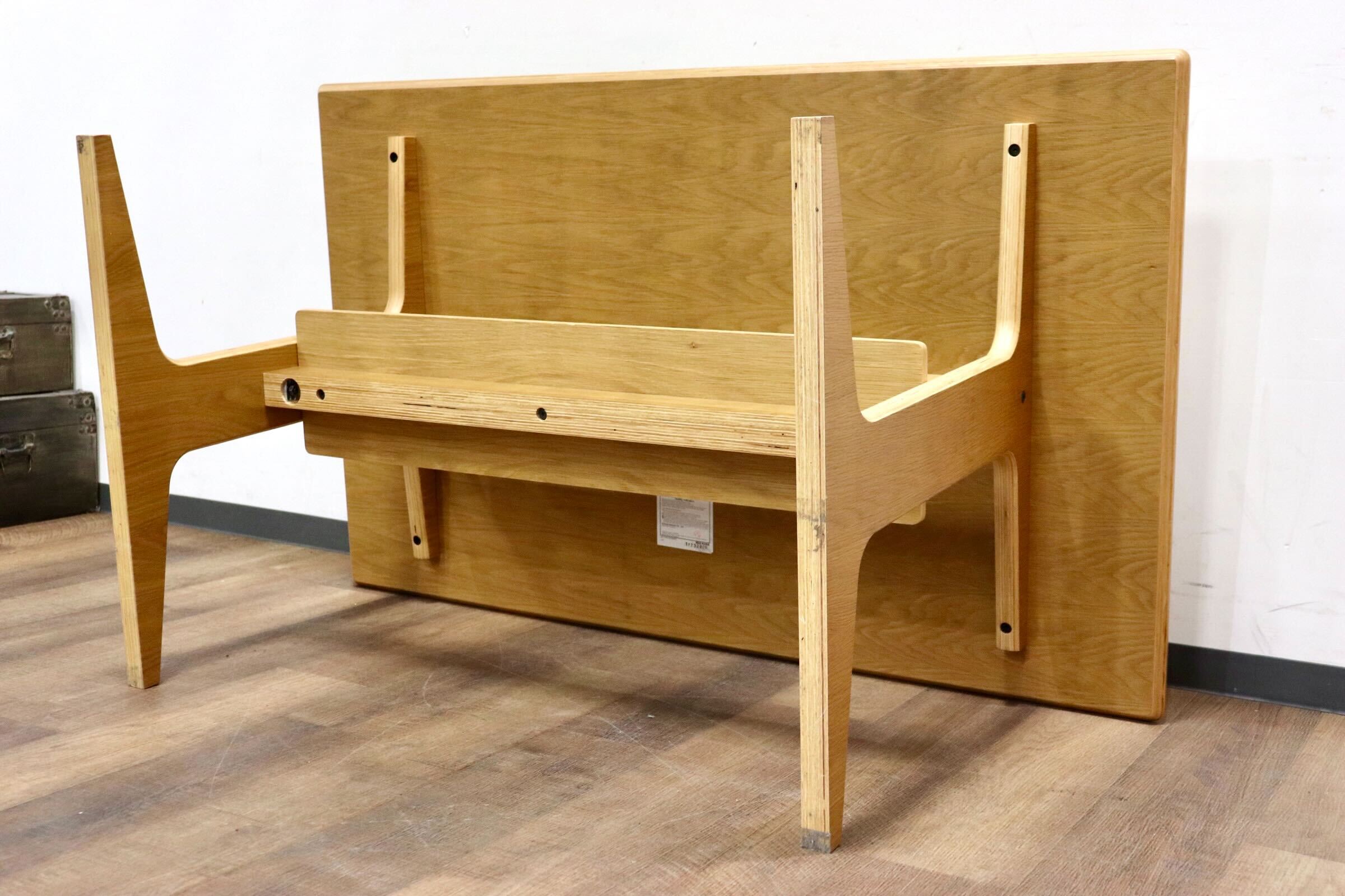 GMHK759○無印良品 / MUJI リビングでもダイニングでも使えるシリーズ オーク材 ダイニングテーブル 作業台 シンプル ナチュラル