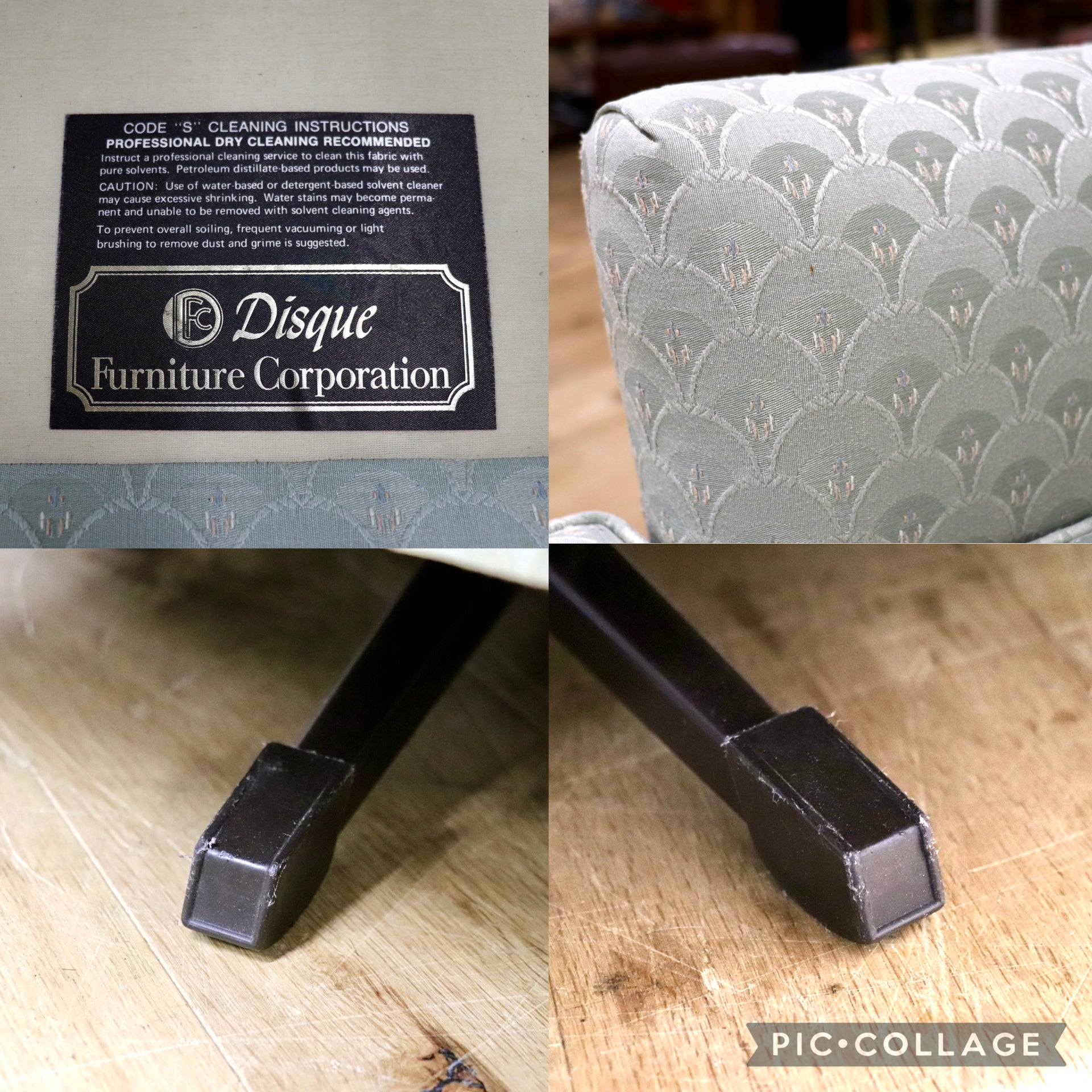 GMJH239A○Disque Furniture Corporation / ディスクファニチャーコーポレーション シングルソファ ファブリック クラシック エレガント