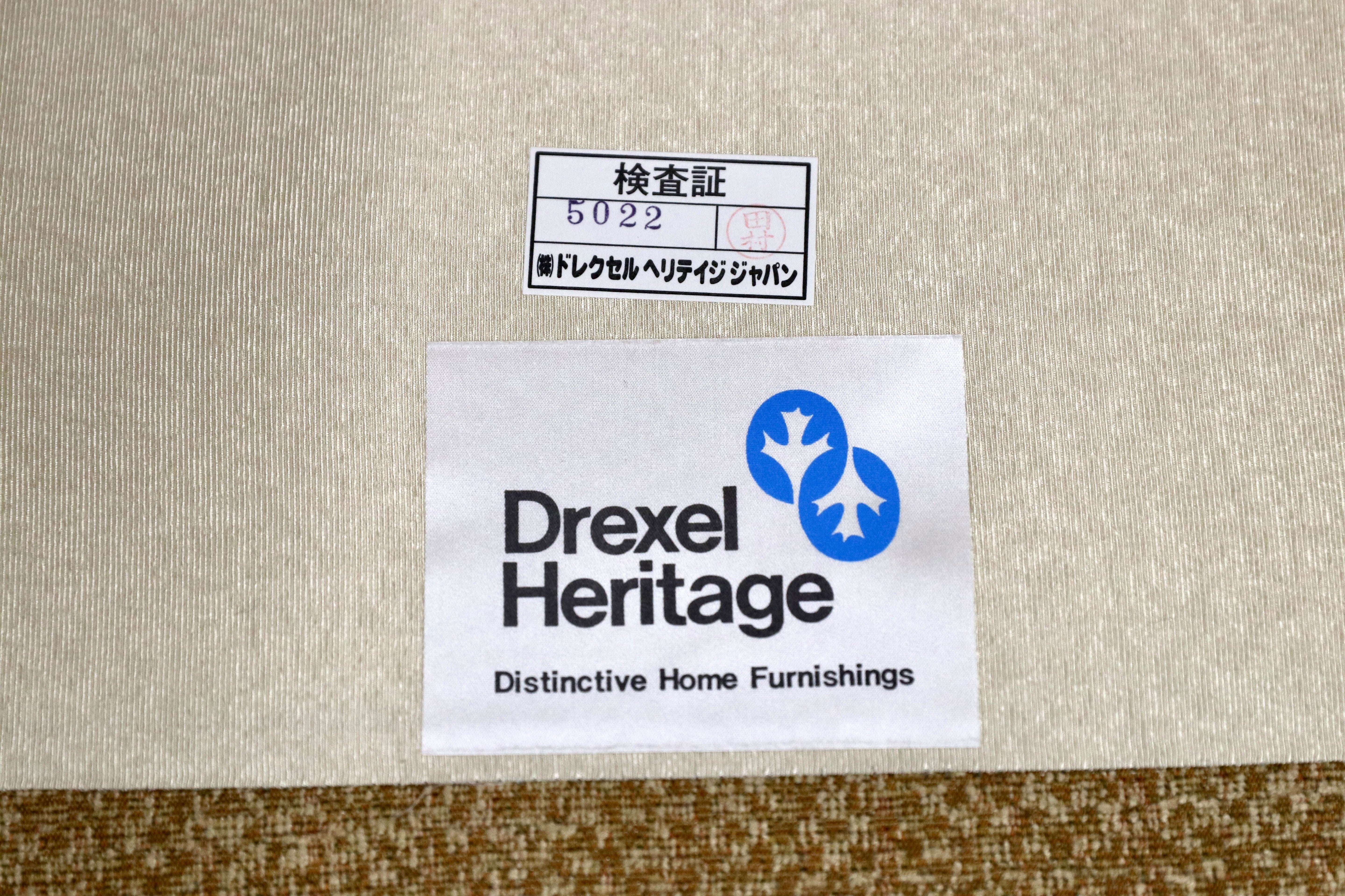 GMGS154B○DREXEL HERITAGE / ドレクセルヘリテイジ 最高級 1人掛けソファ シングルソファ ファブリック クラシック 定価約60万 美品
