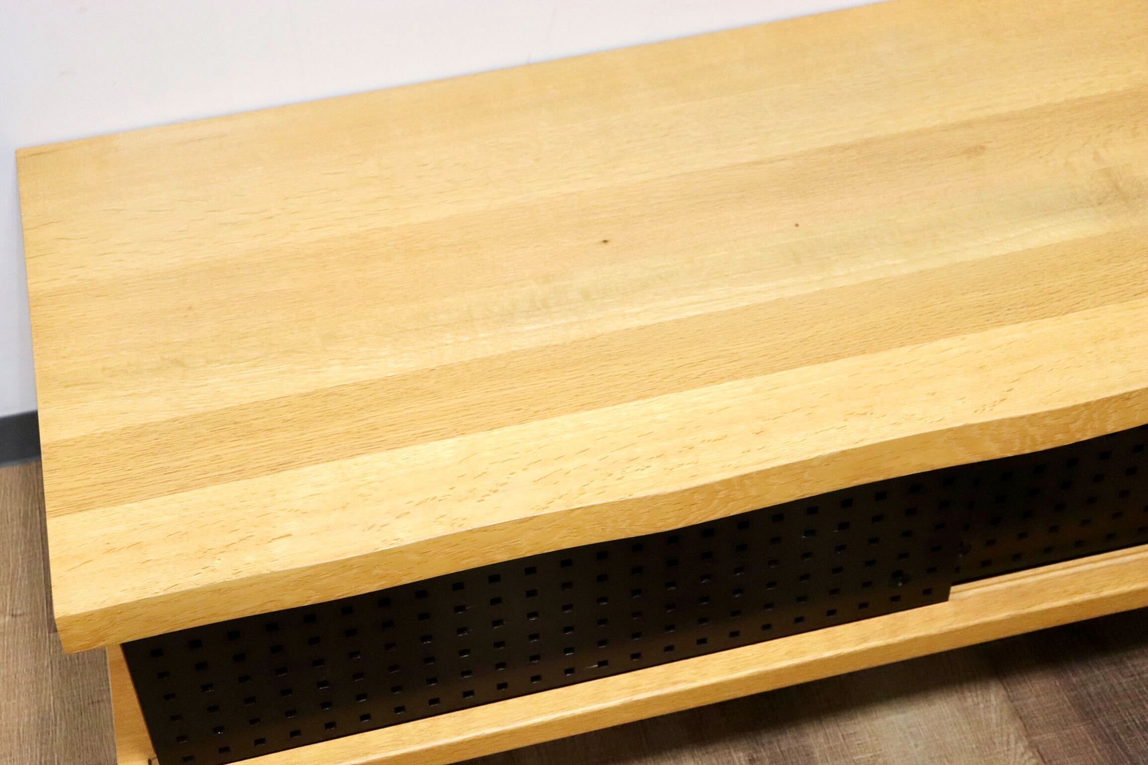 GMHH12○柏木工 / KASHIWA TV35 TVボード AVボード ローボード リビングボード オーク無垢材 飛騨家具 北欧スタイル 定価12.4万 展示品