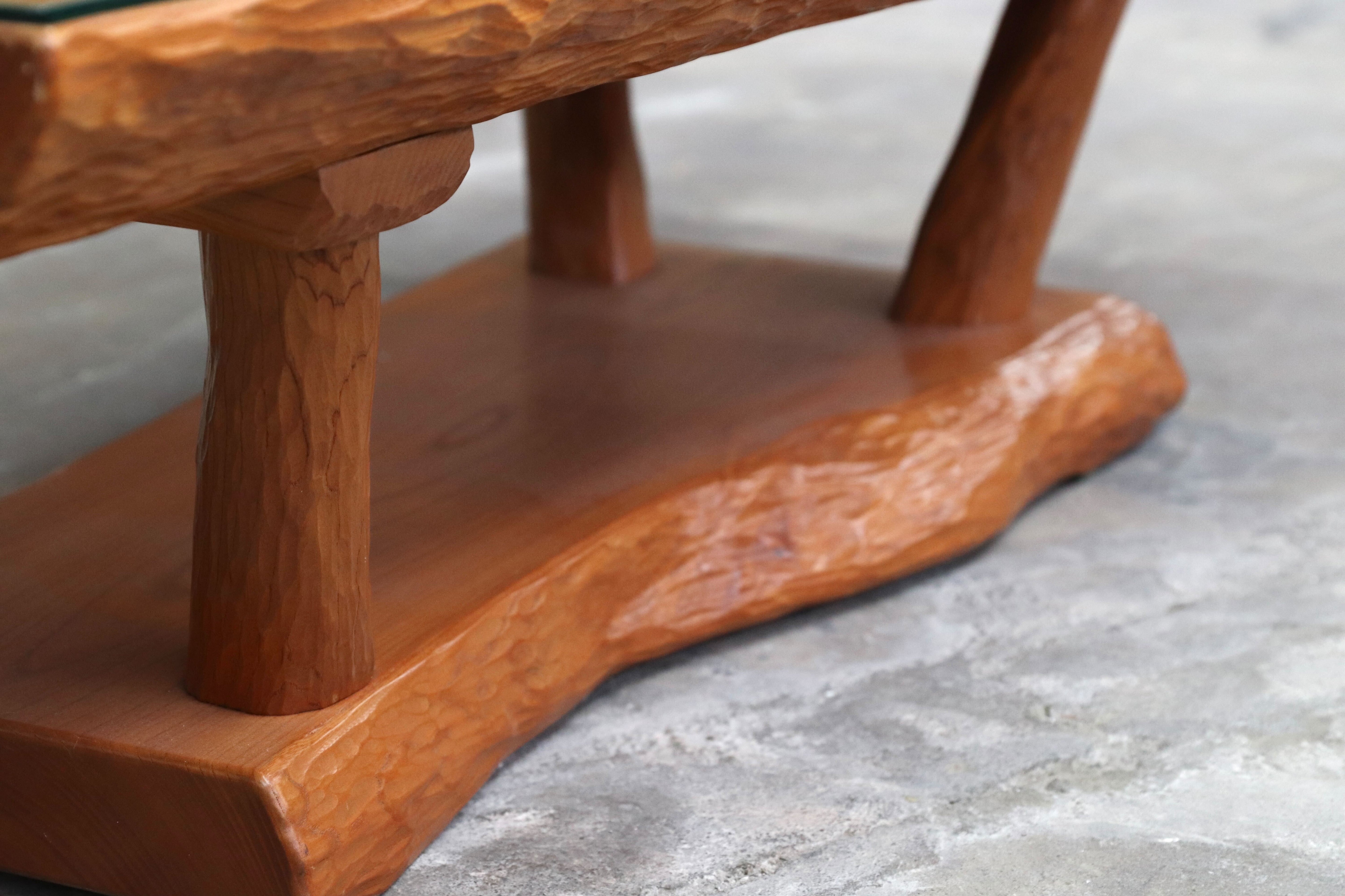 GMIH362○杉材 センターテーブル リビングテーブル 応接机 和モダン レトロ アンティーク 和家具 座敷 和室