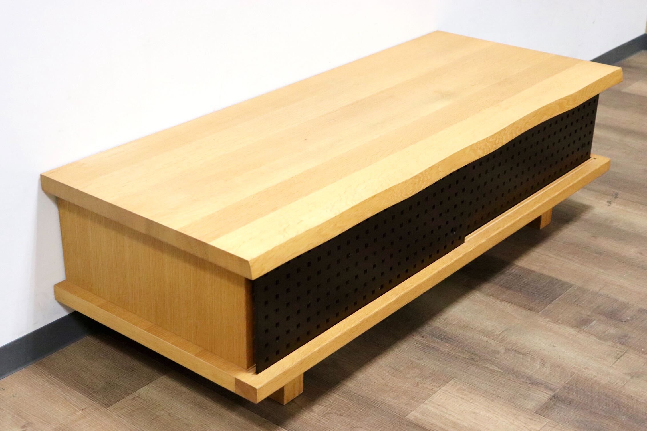 GMHH12○柏木工 / KASHIWA TV35 TVボード AVボード ローボード リビングボード オーク無垢材 飛騨家具 北欧スタイル 定価12.4万 展示品