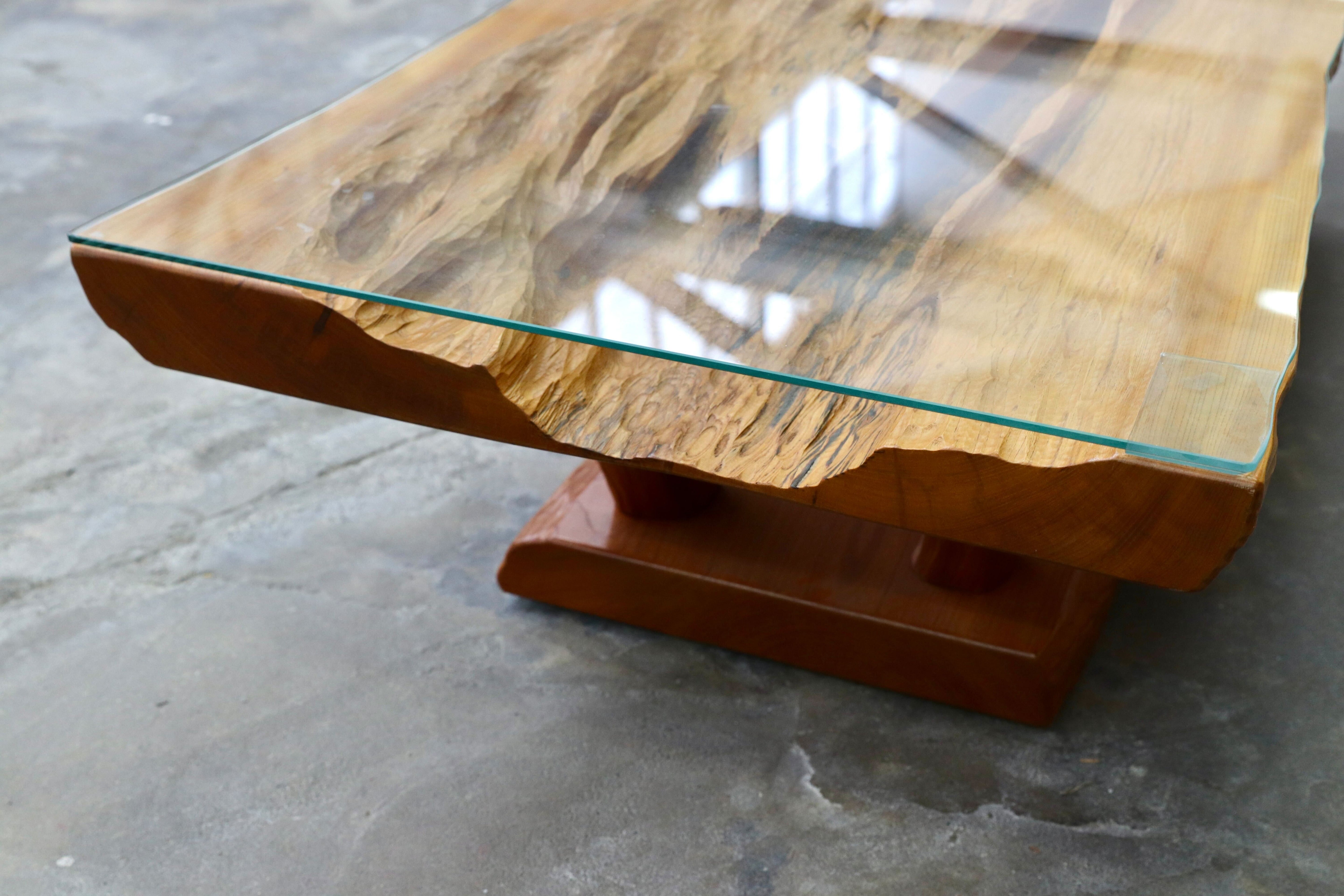 GMIH362○杉材 センターテーブル リビングテーブル 応接机 和モダン レトロ アンティーク 和家具 座敷 和室