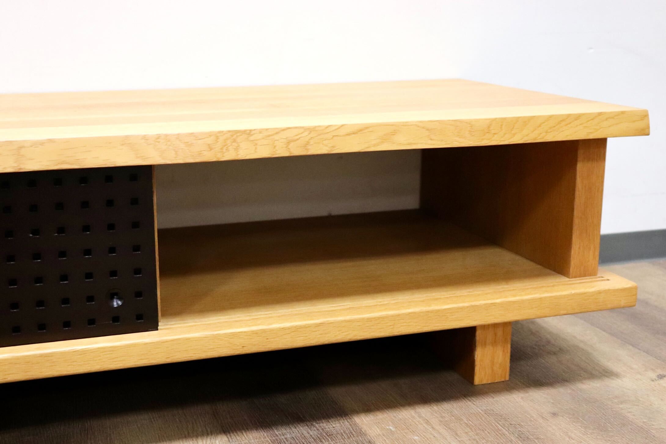 GMHH12○柏木工 / KASHIWA TV35 TVボード AVボード ローボード リビングボード オーク無垢材 飛騨家具 北欧スタイル 定価12.4万 展示品