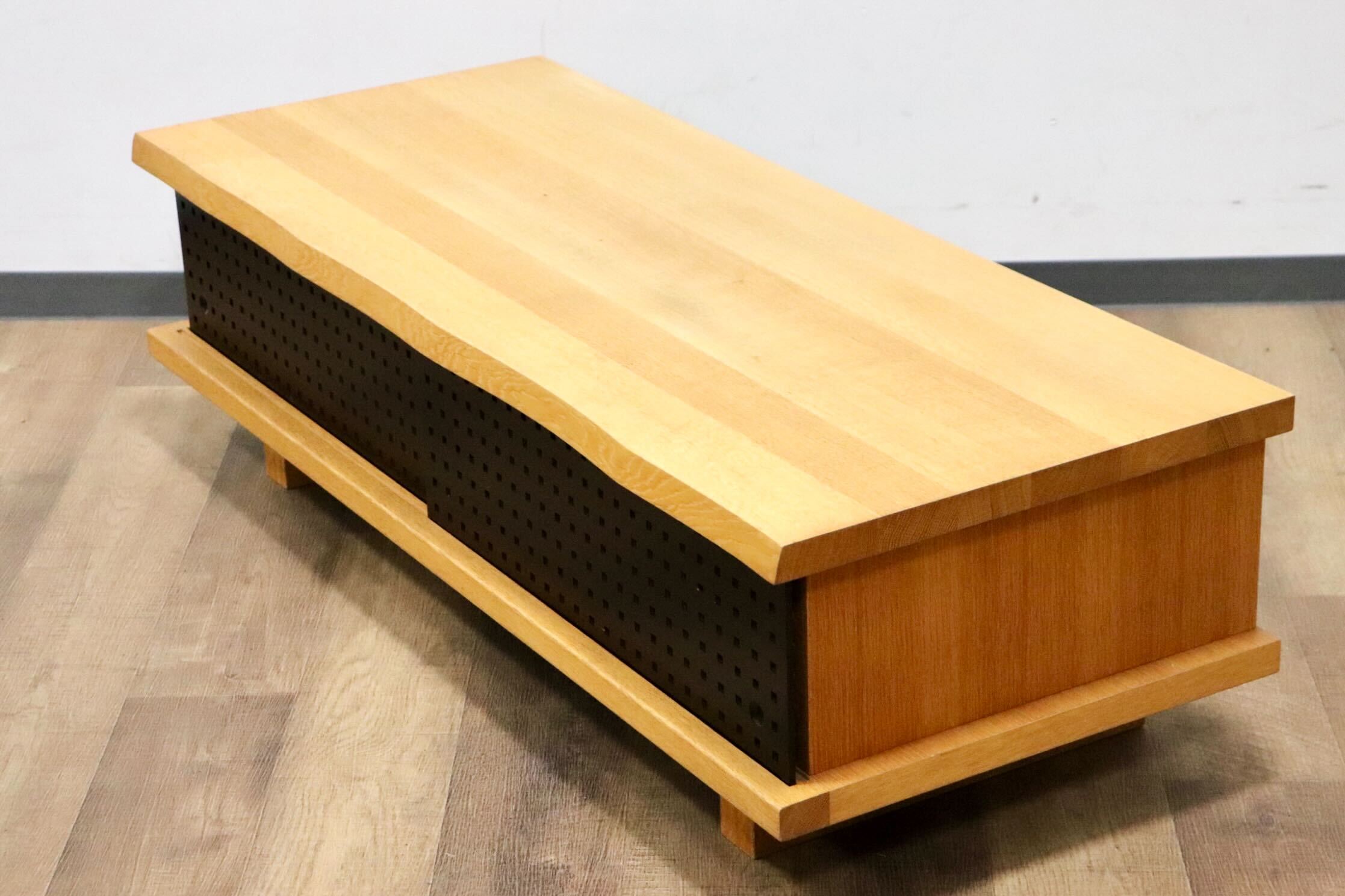 GMHH12○柏木工 / KASHIWA TV35 TVボード AVボード ローボード リビングボード オーク無垢材 飛騨家具 北欧スタイル 定価12.4万 展示品