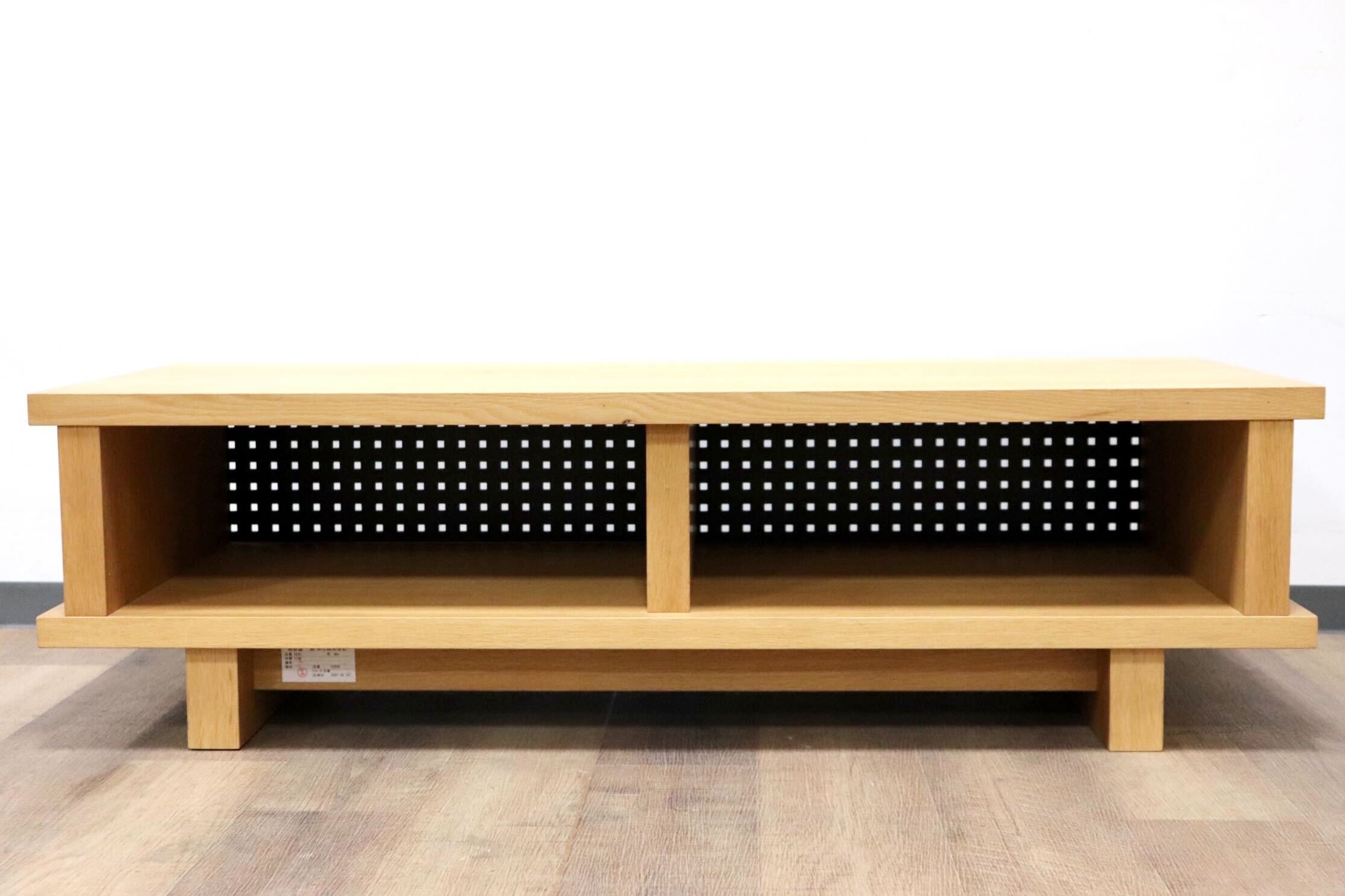 GMHH12○柏木工 / KASHIWA TV35 TVボード AVボード ローボード リビングボード オーク無垢材 飛騨家具 北欧スタイル 定価12.4万 展示品